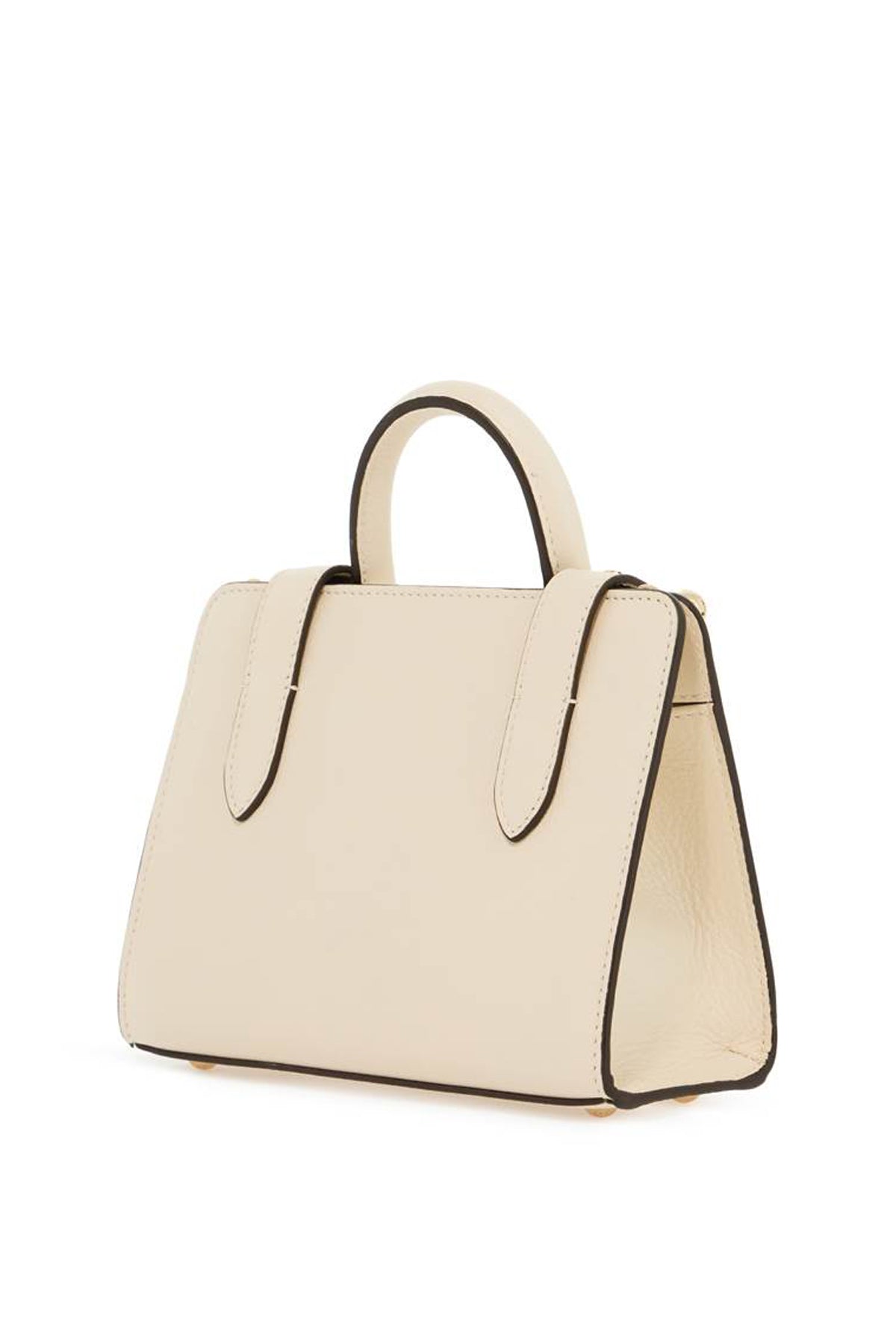 Strathberry Nano Tote Bag - Smooth Leather with Iconic Bar Closure image 2