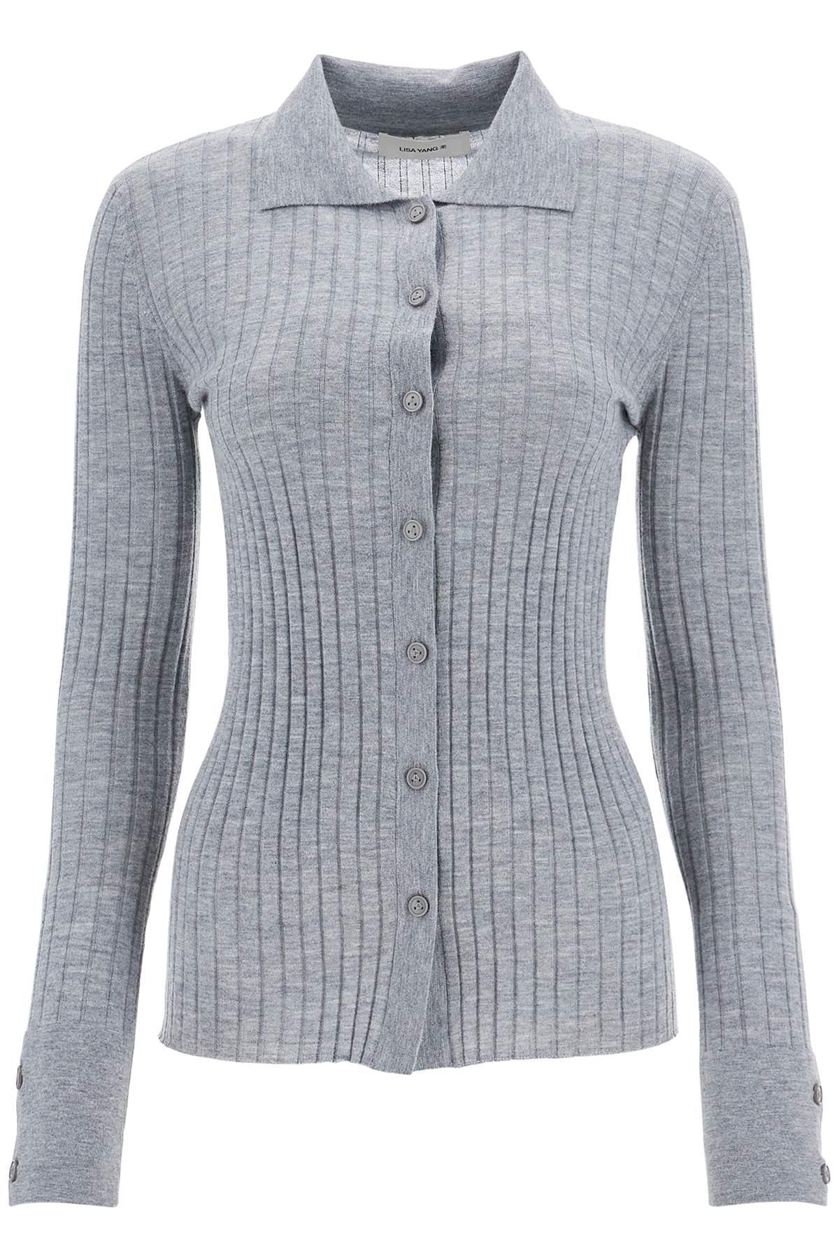 Lisa Yang Aria Cashmere Cardigan: 18GG Pure Cashmere Knit image 0