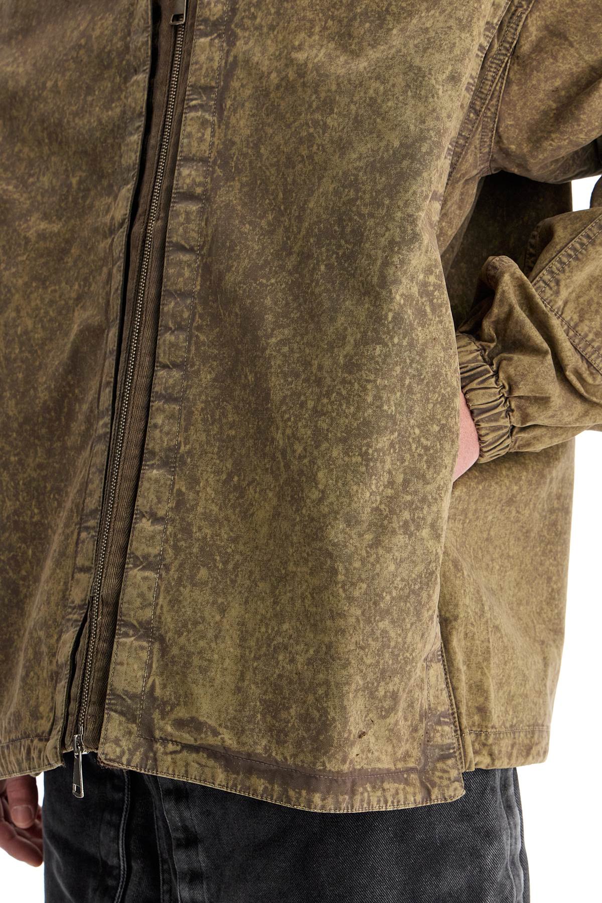 Y/Project Removable Panel Distressed Cotton Gabardine Jacket image 3