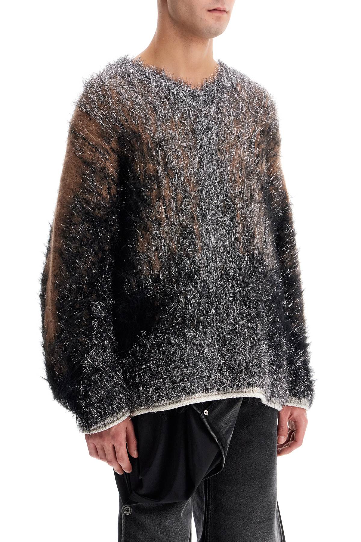 Y/Project Oversized Gradient Alpaca & Lurex Sweater image 1