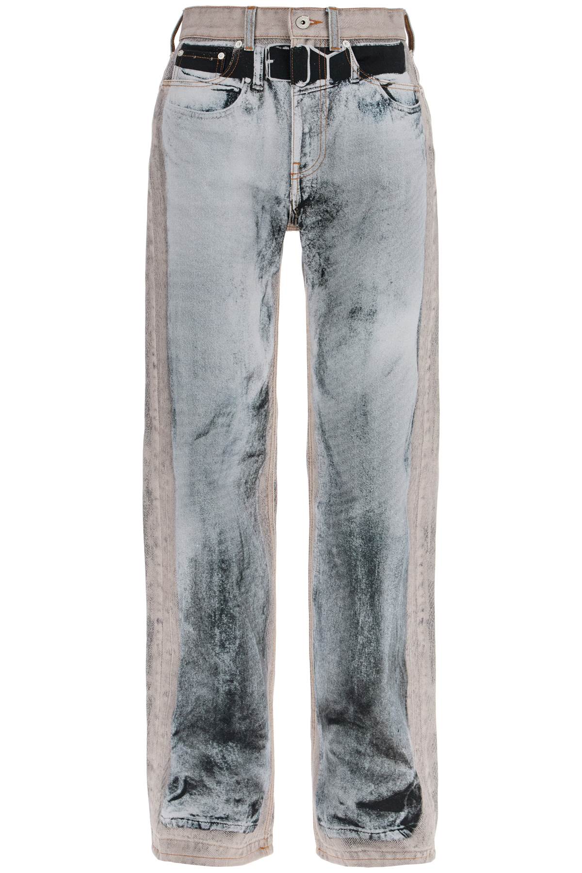 Y/Project Trompe L'oeil Straight Leg Jeans image 0