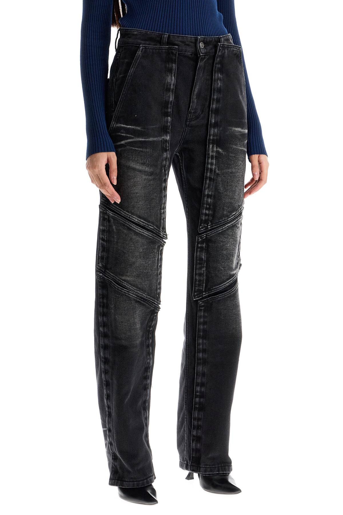 Y/Project Straight Leg Jeans with Removable Velcro Panels image 1