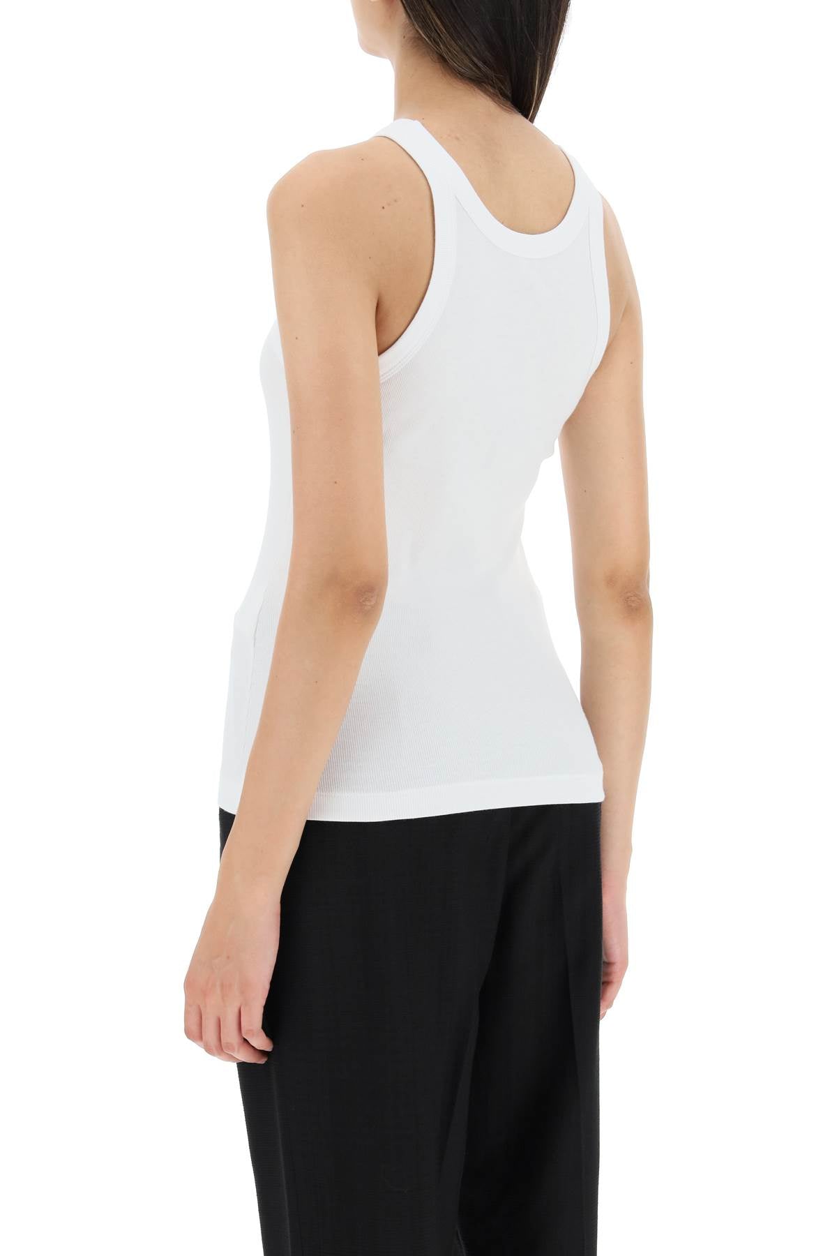 Totême Curved Rib Tank Top | Slim Fit image 3