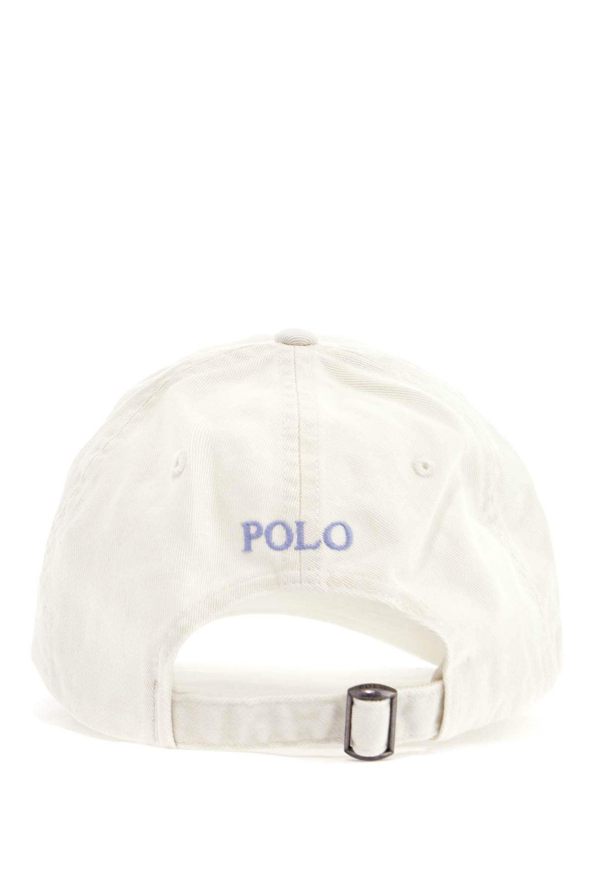 Polo Ralph Lauren curved brim hat parchment cream 100% cotton adjustable image 1