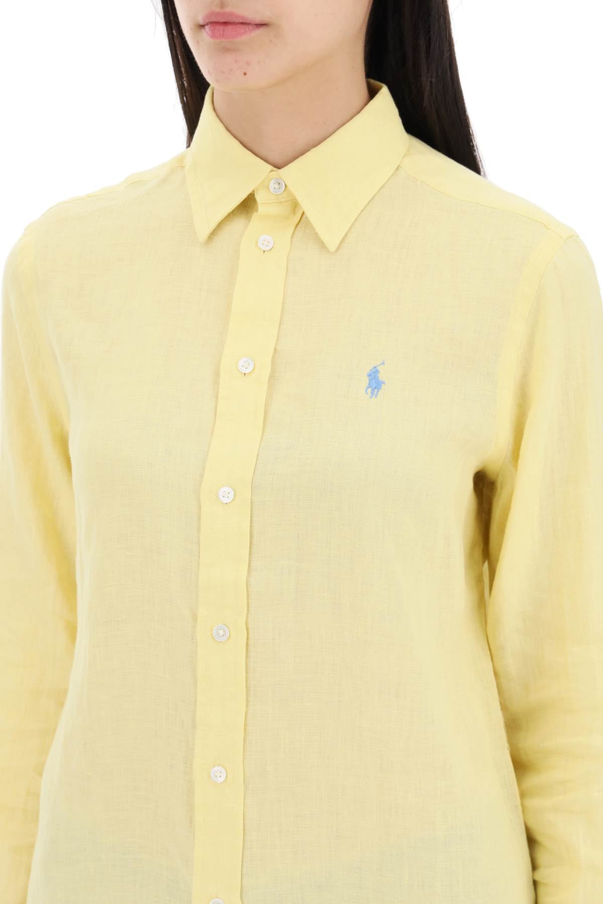 Polo Ralph Lauren Men's Classic Linen Shirt with Pony Logo image 3