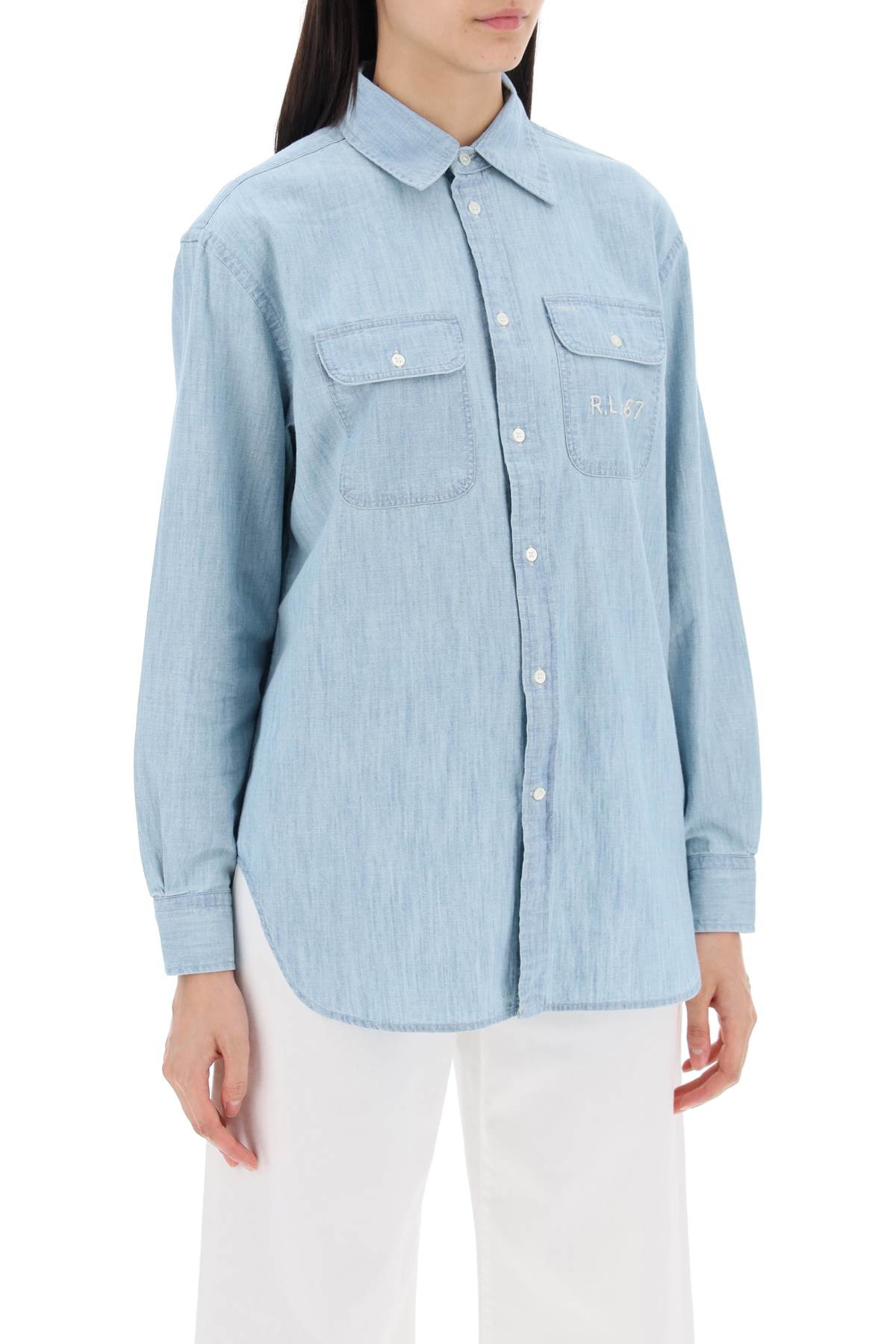 Polo Ralph Lauren embroidered chambray image 1