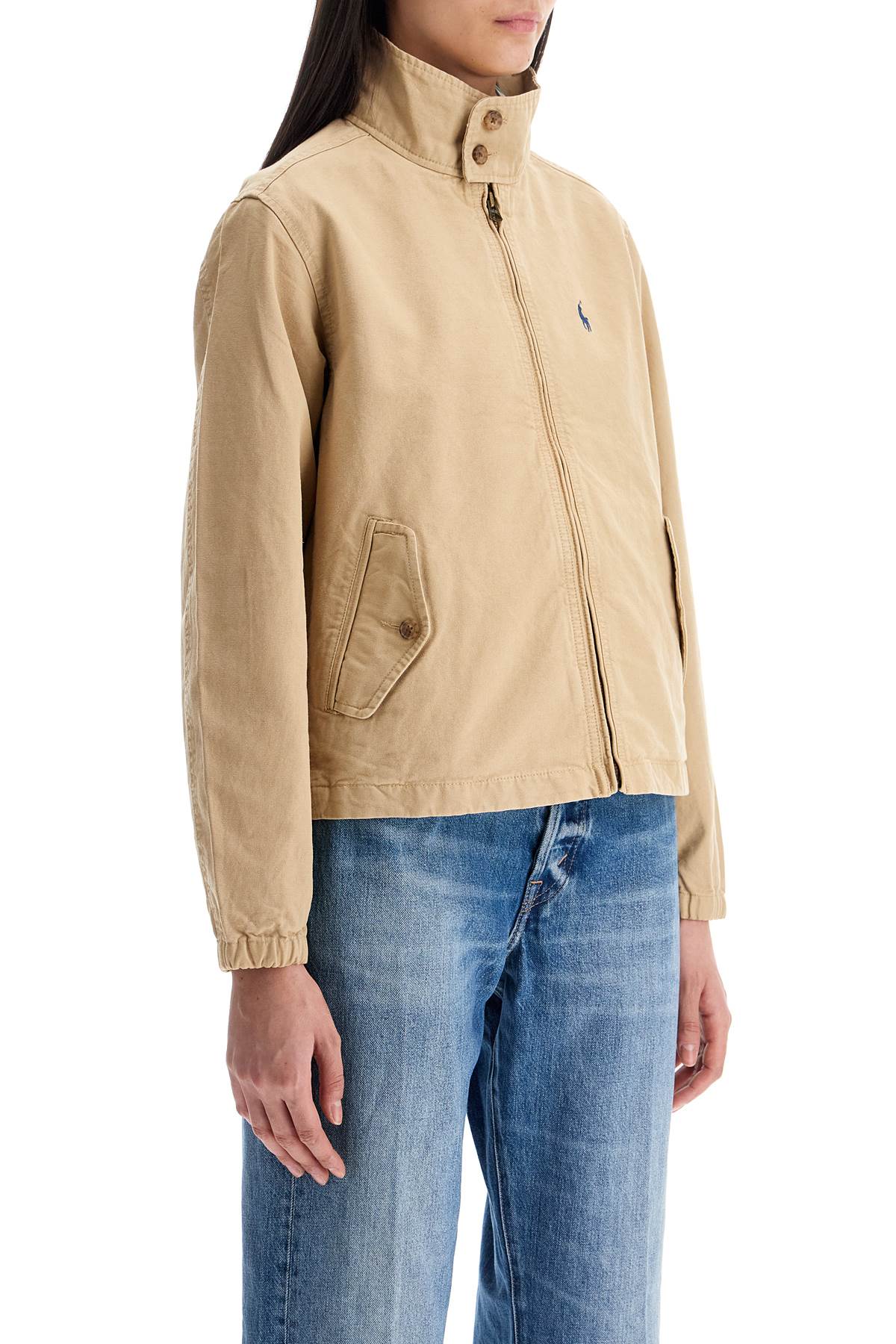 Polo Ralph Lauren cropped khaki vintage jacket image 1