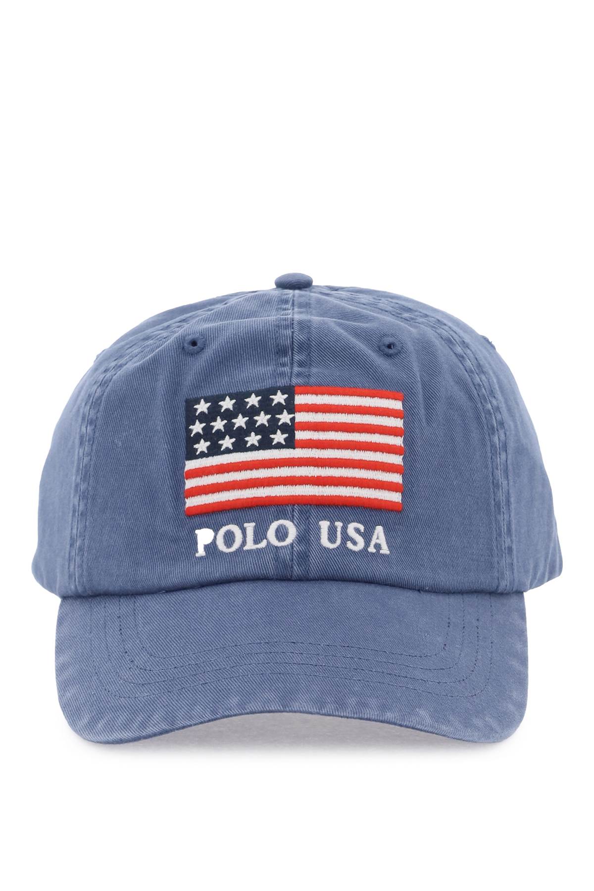 Polo Ralph Lauren Embroidered Flag Twill Baseball Cap image 0