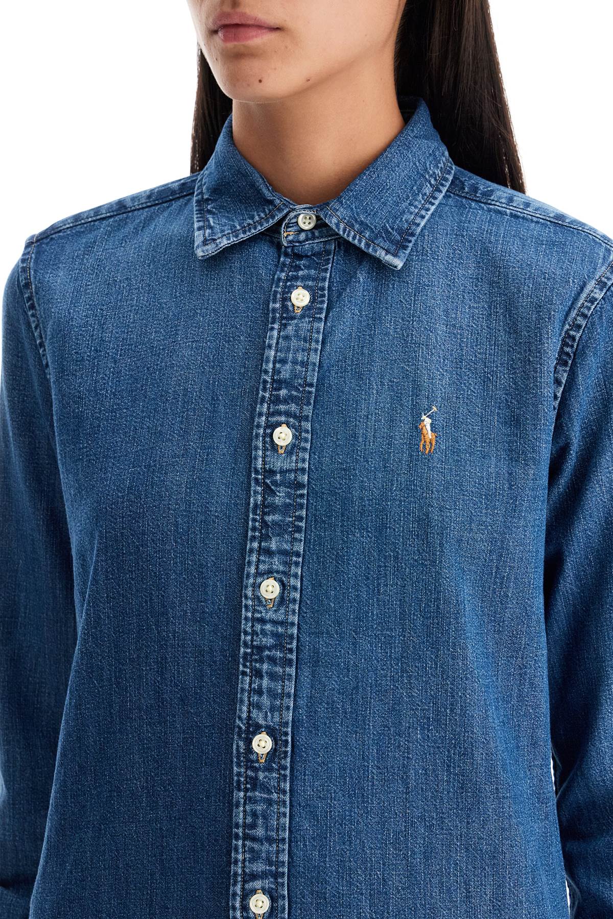 Polo Ralph Lauren Slim-Fit Denim Shirt image 3