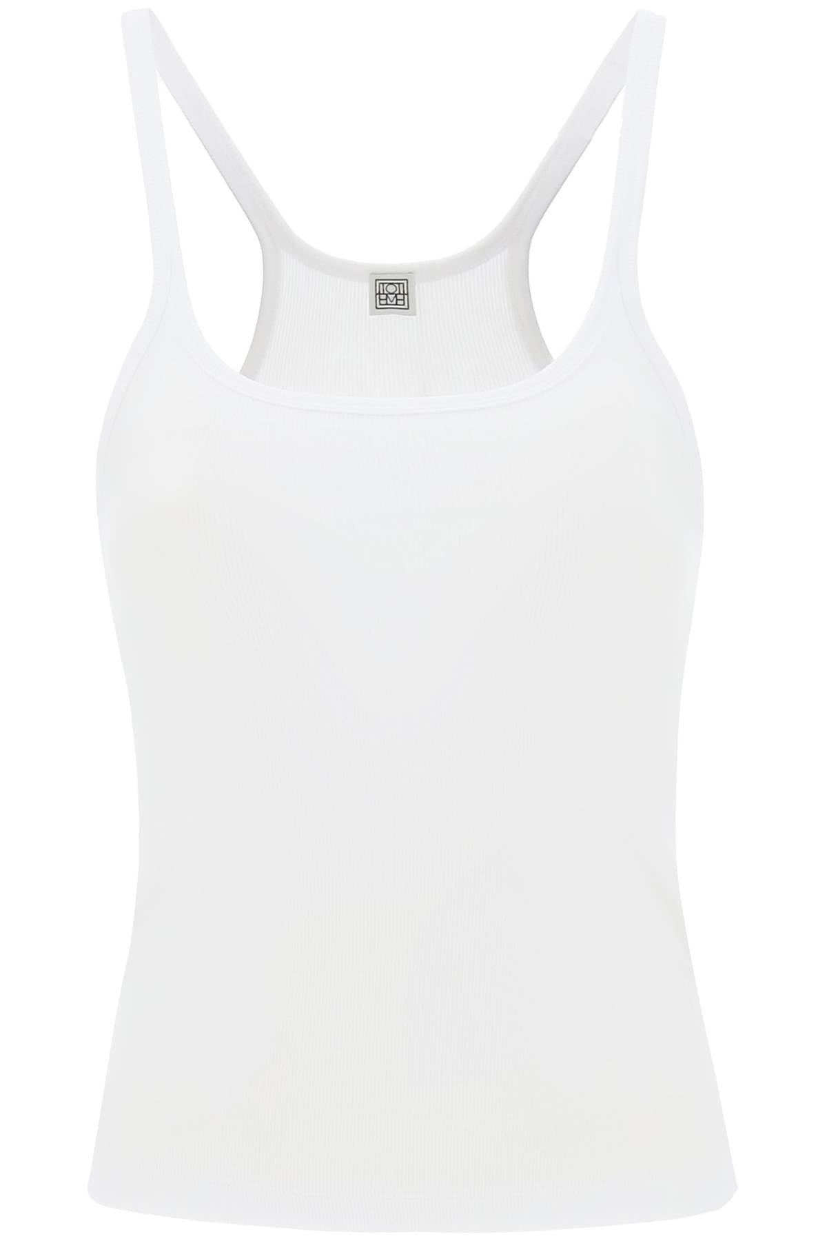 Toteme scoop neck rib tank top image 0