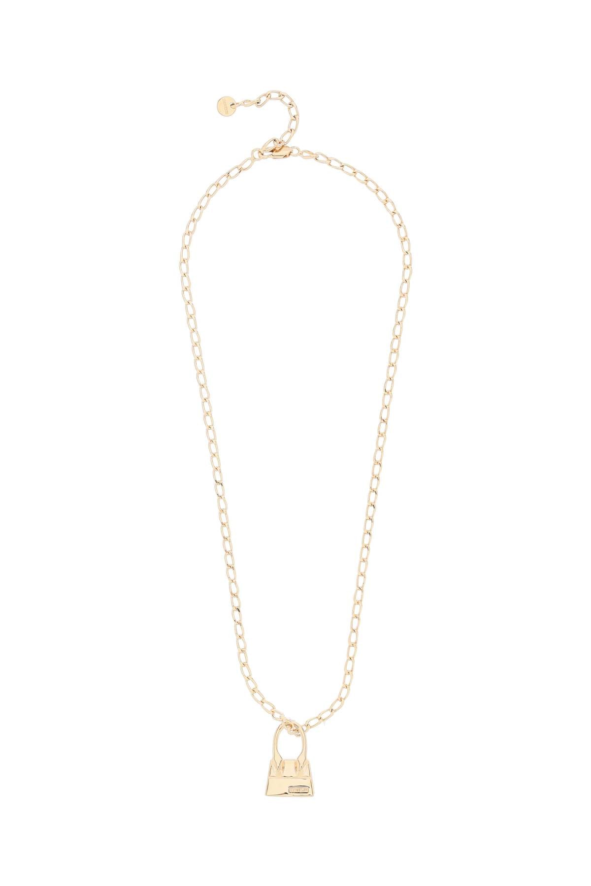 Jacquemus Le Collier Chiquito Necklace: Light Gold-Finished Brass image 0