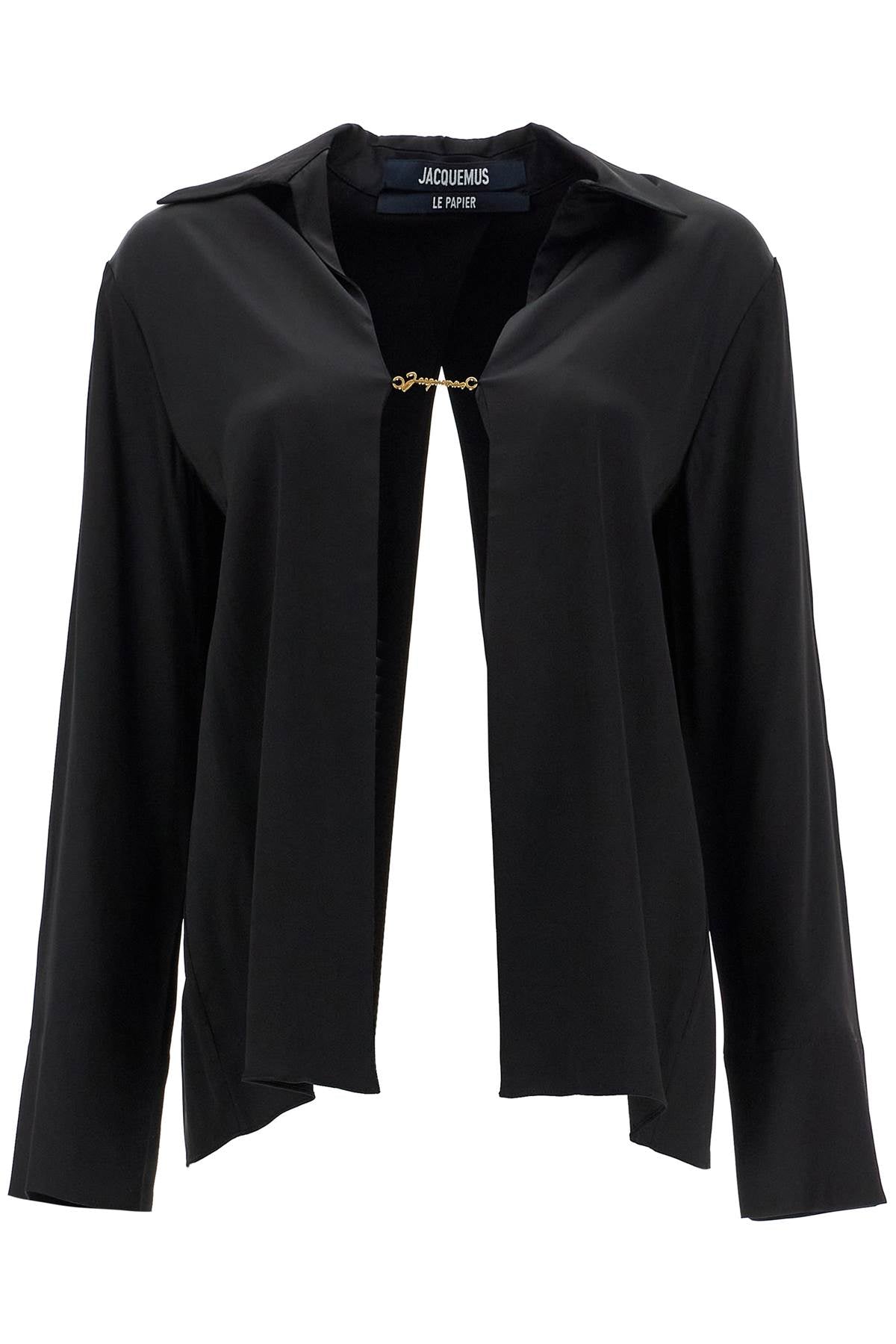 Jacquemus 'The Night Chemise' Open Shirt - Stretch Viscose Satin image 0