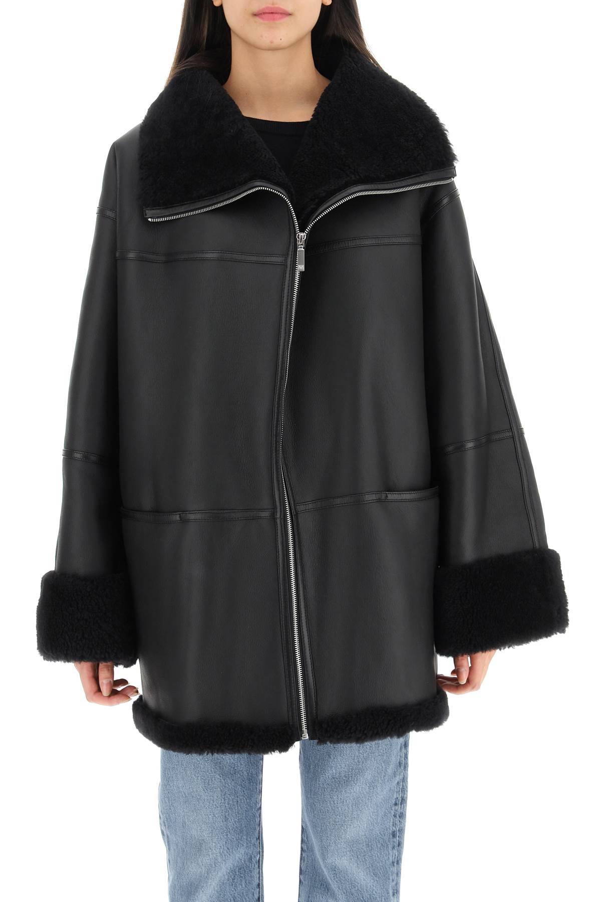 Toteme shearling jacket image 1