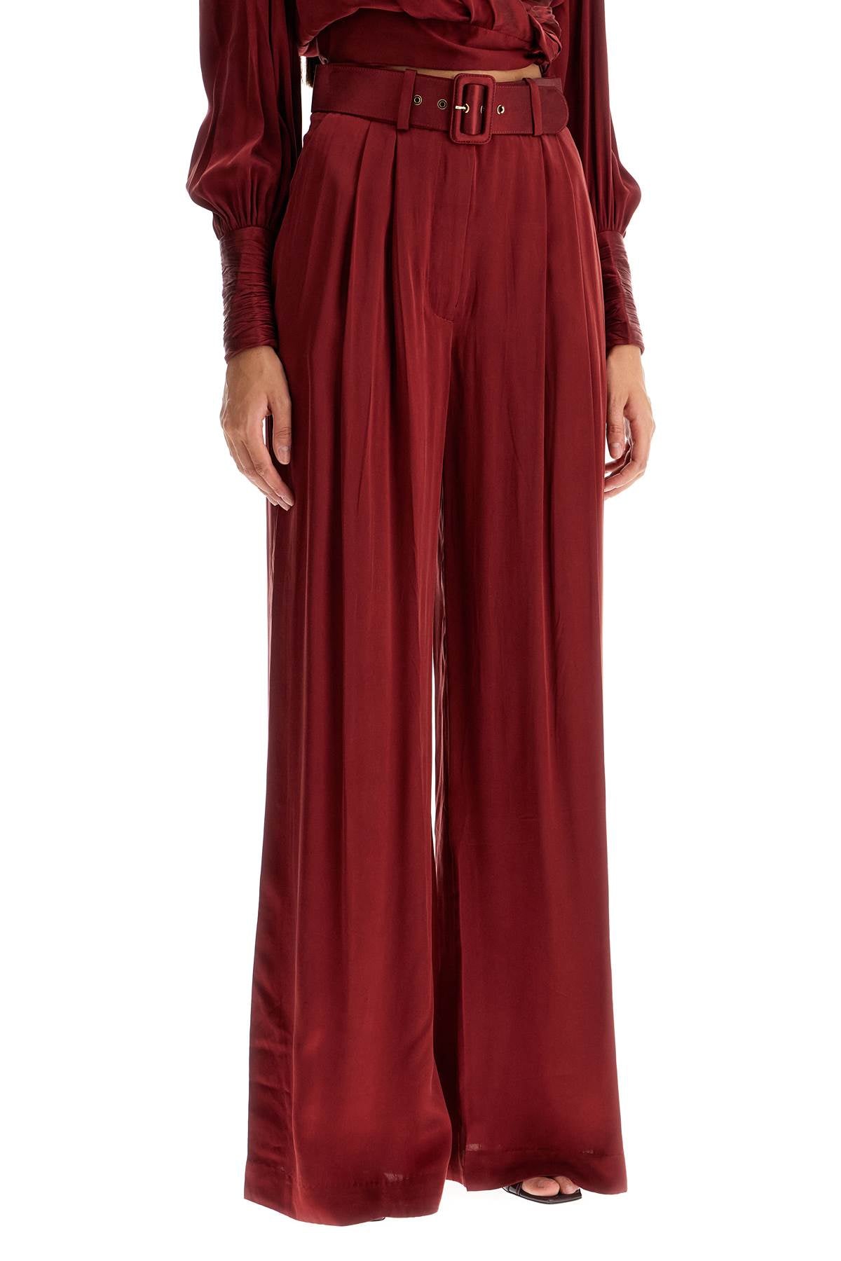 Zimmermann Silk Satin Palazzo Pants image 1