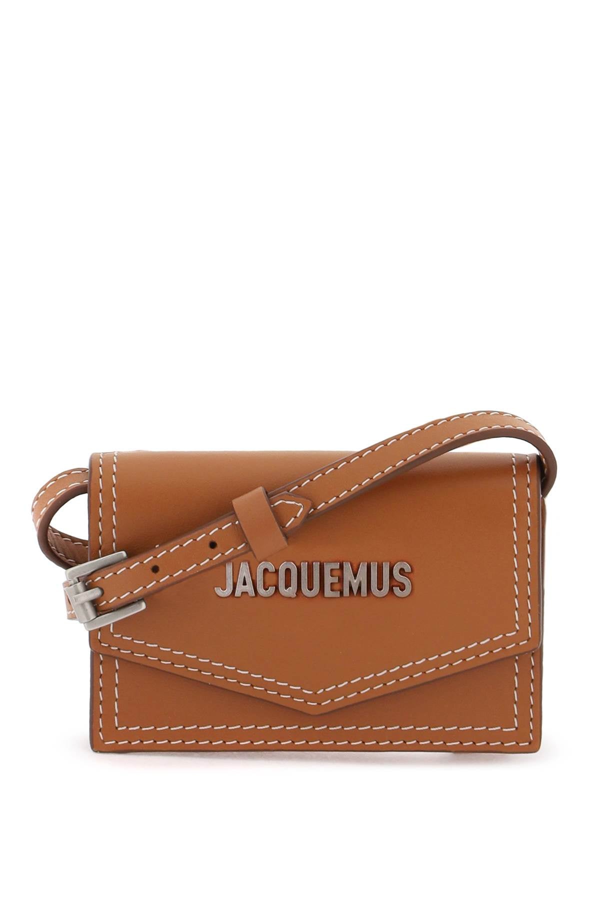 Jacquemus Le Porte Azur Leather Crossbody Card Holder image 0