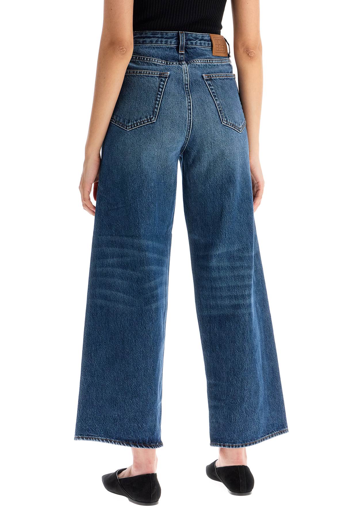 Toteme cropped flare jeans image 2