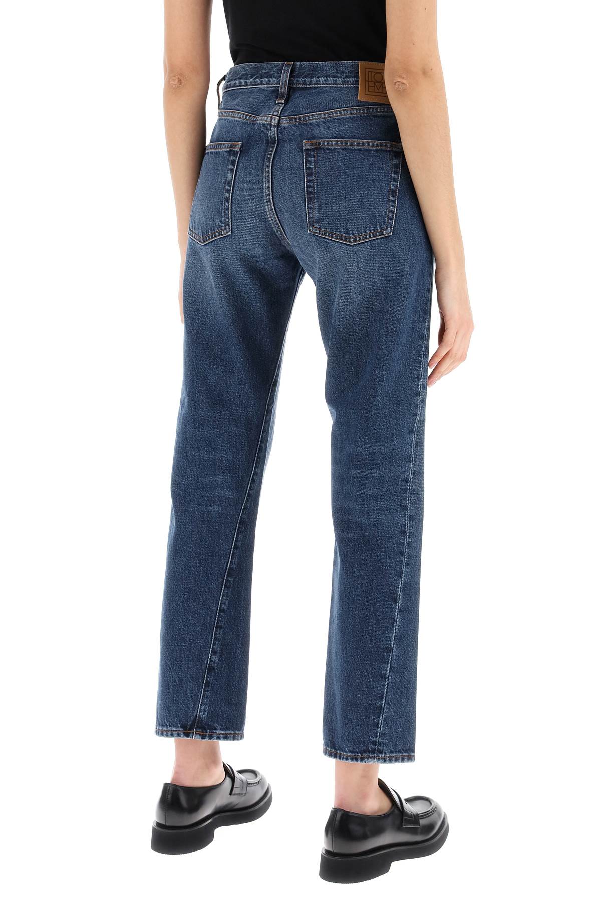 Toteme twisted seam straight jeans image 2