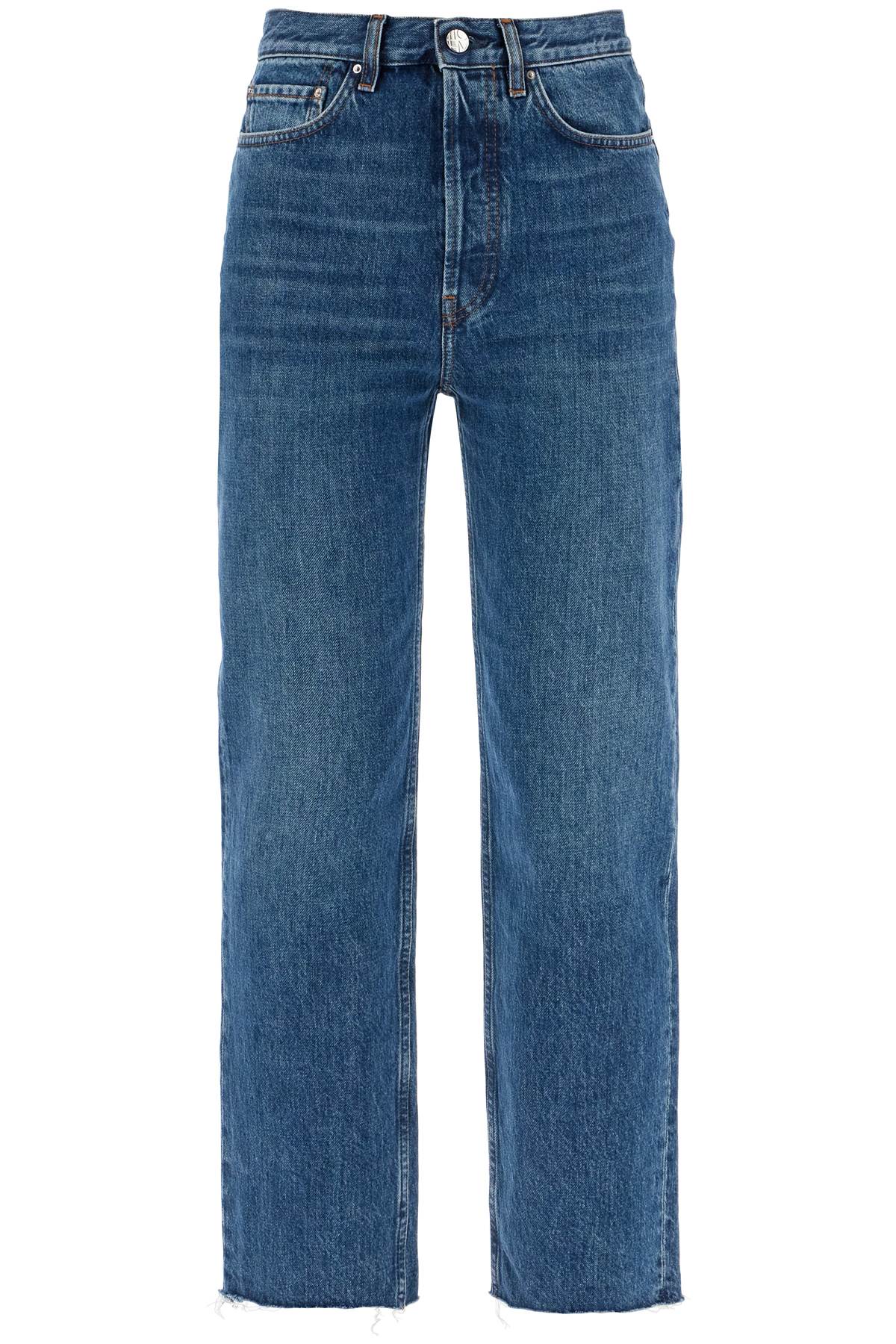 Toteme classic cut cropped jeans image 0