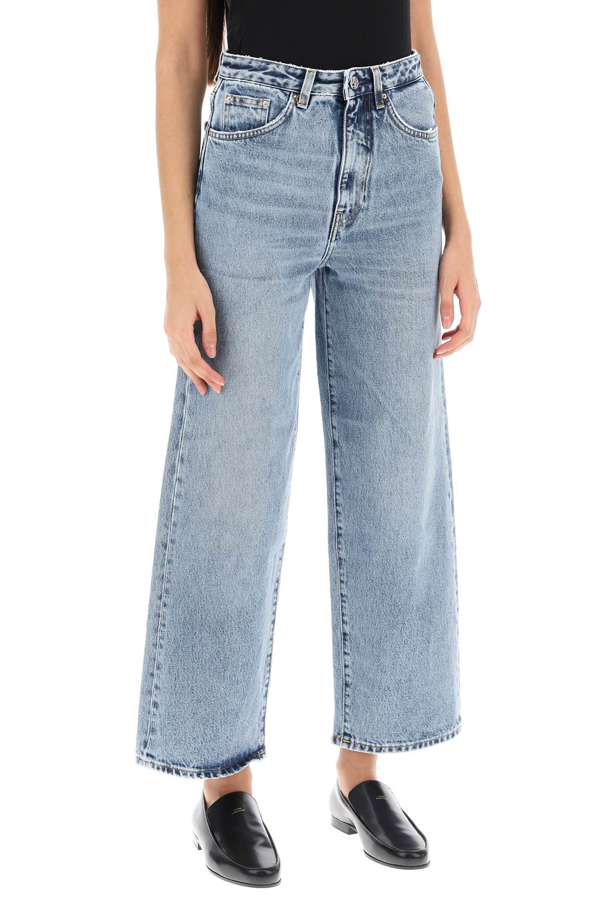 Toteme cropped flare jeans image 1