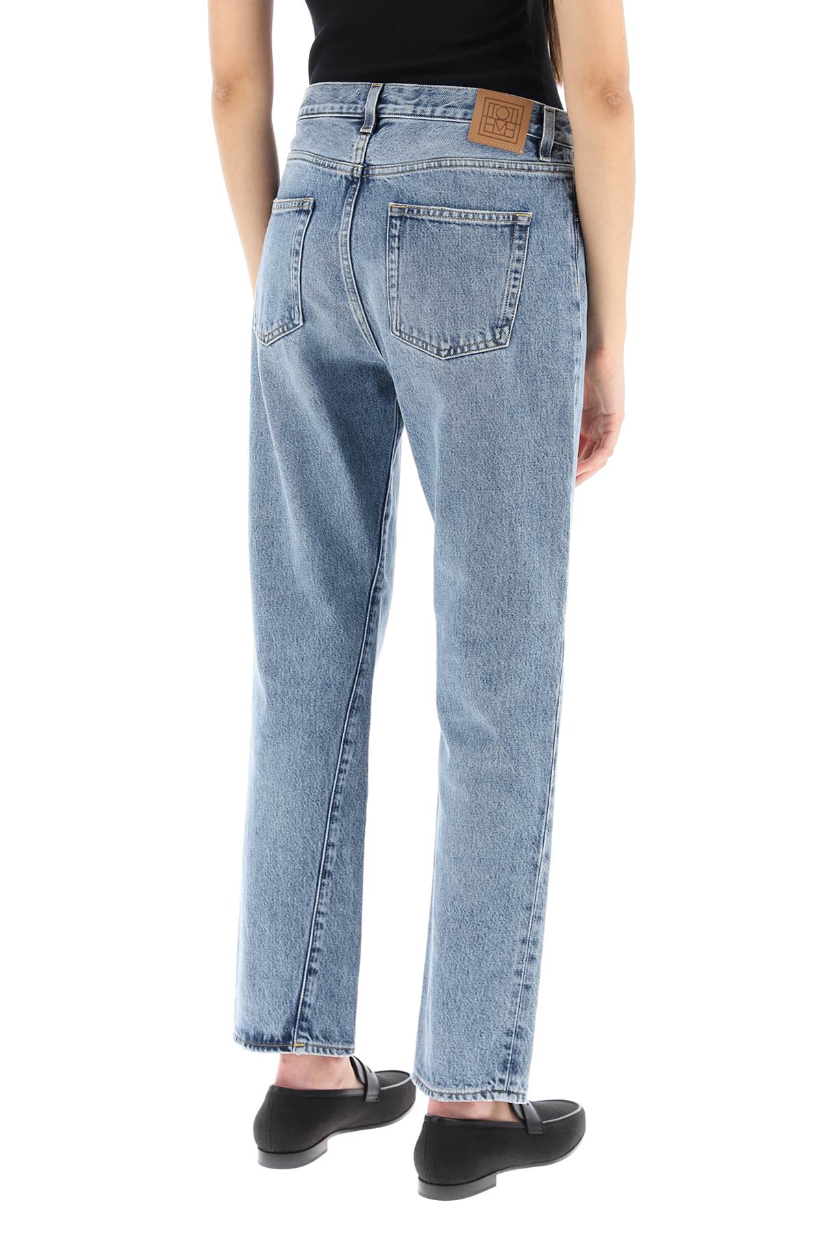 Toteme twisted seam cropped jeans image 2