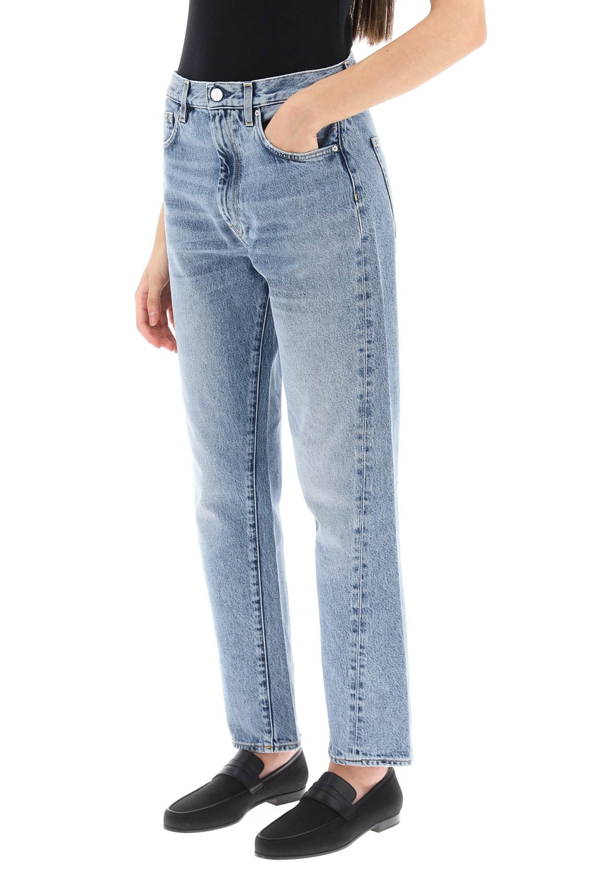 Toteme twisted seam cropped jeans image 3