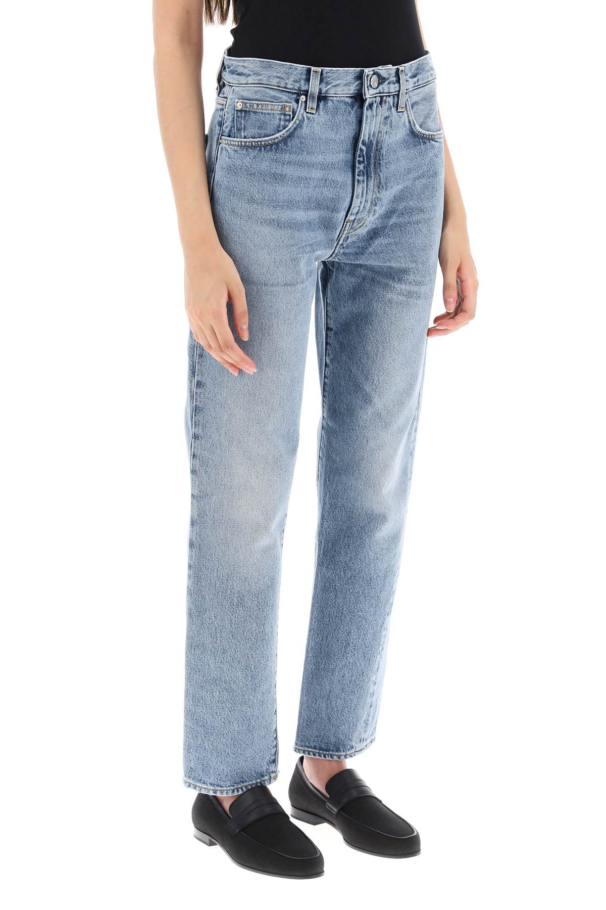 Toteme twisted seam cropped jeans image 1