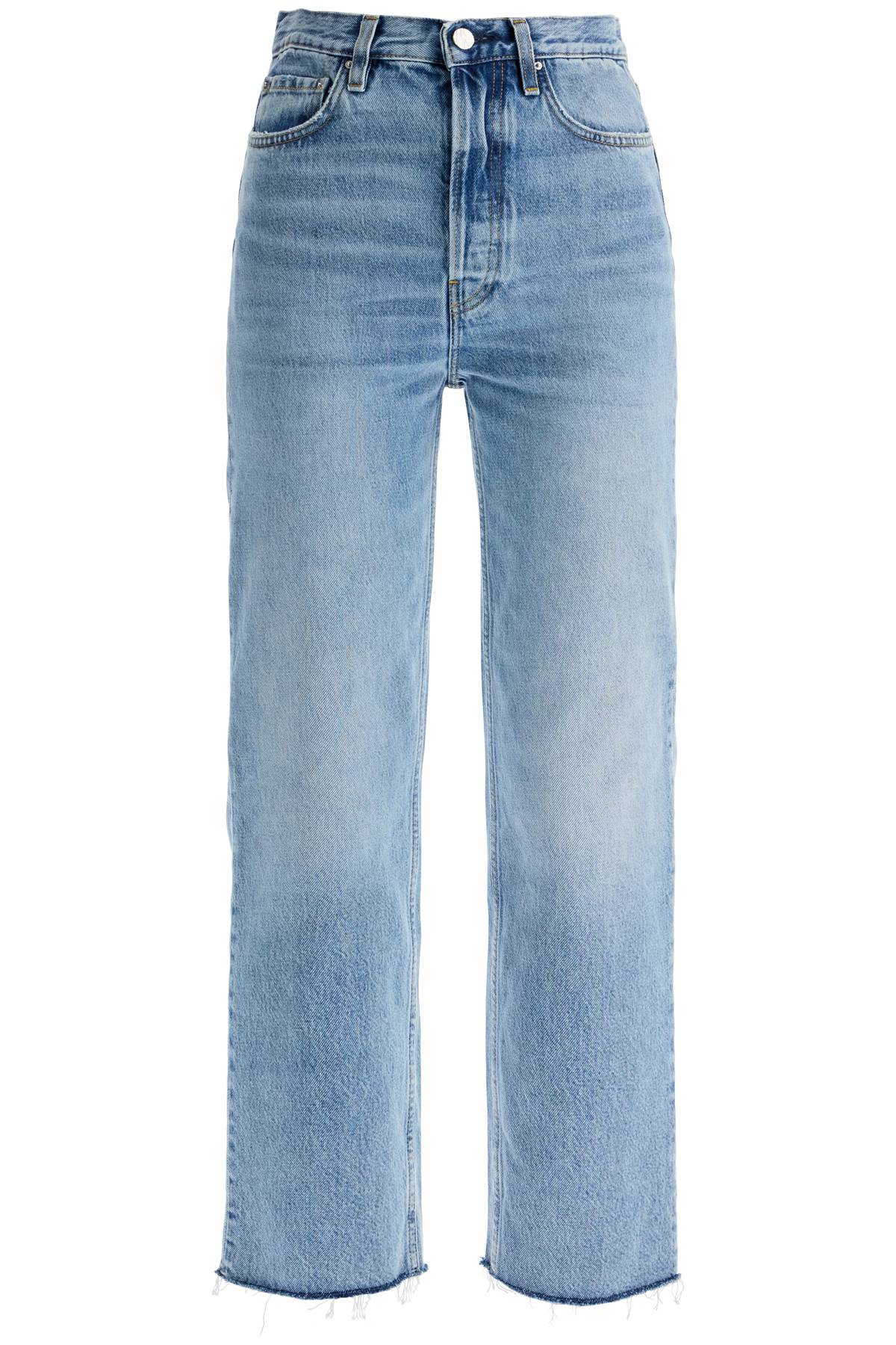 Toteme classic cut cropped jeans image 0