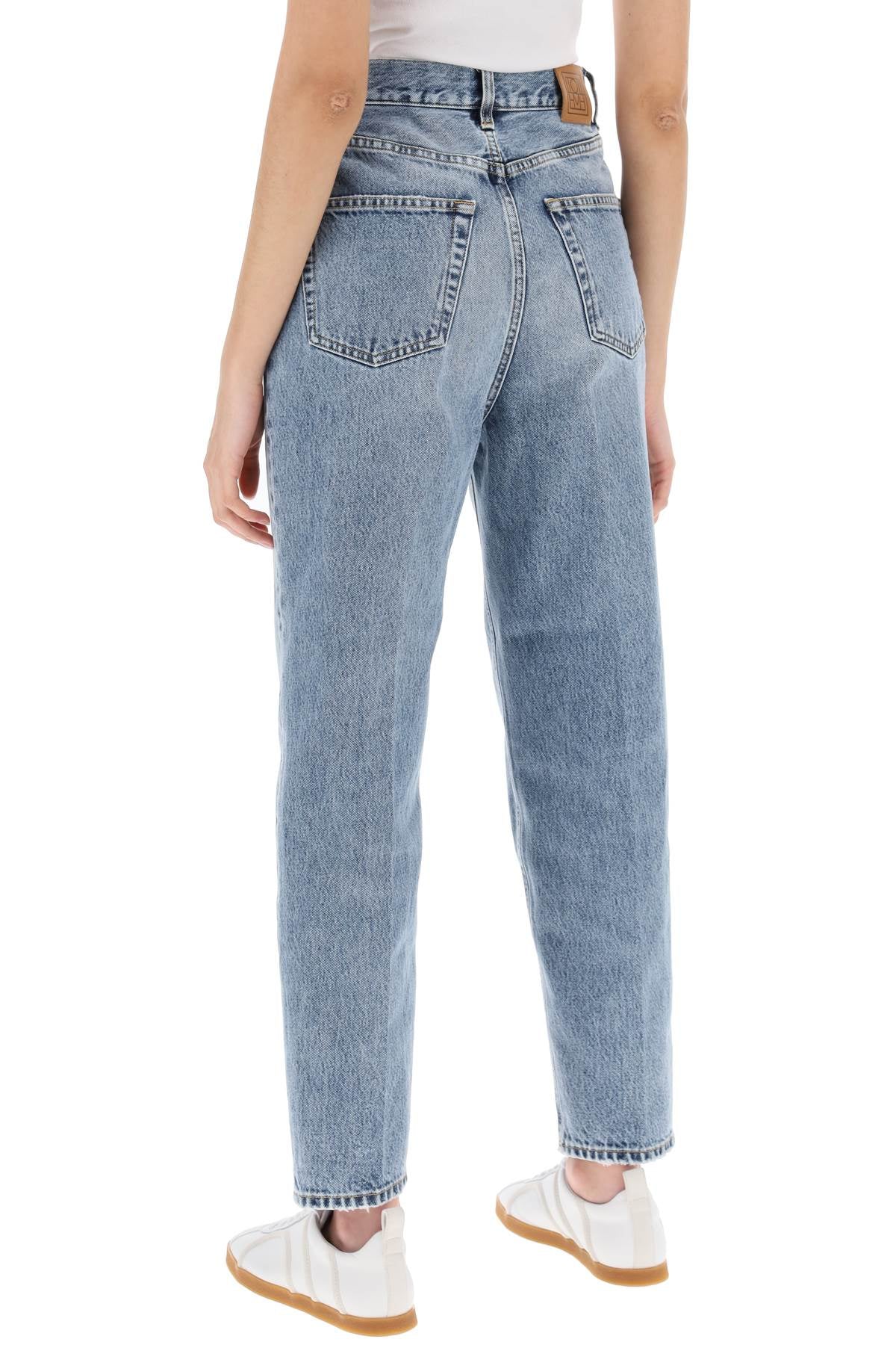 Toteme organic denim tapered jeans image 2