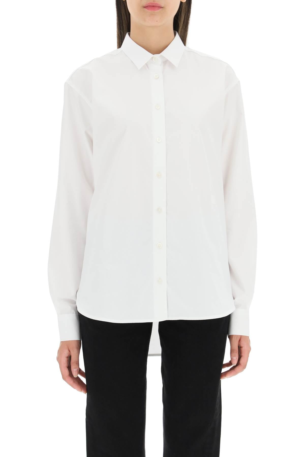 Toteme oversized organic poplin shirt image 1