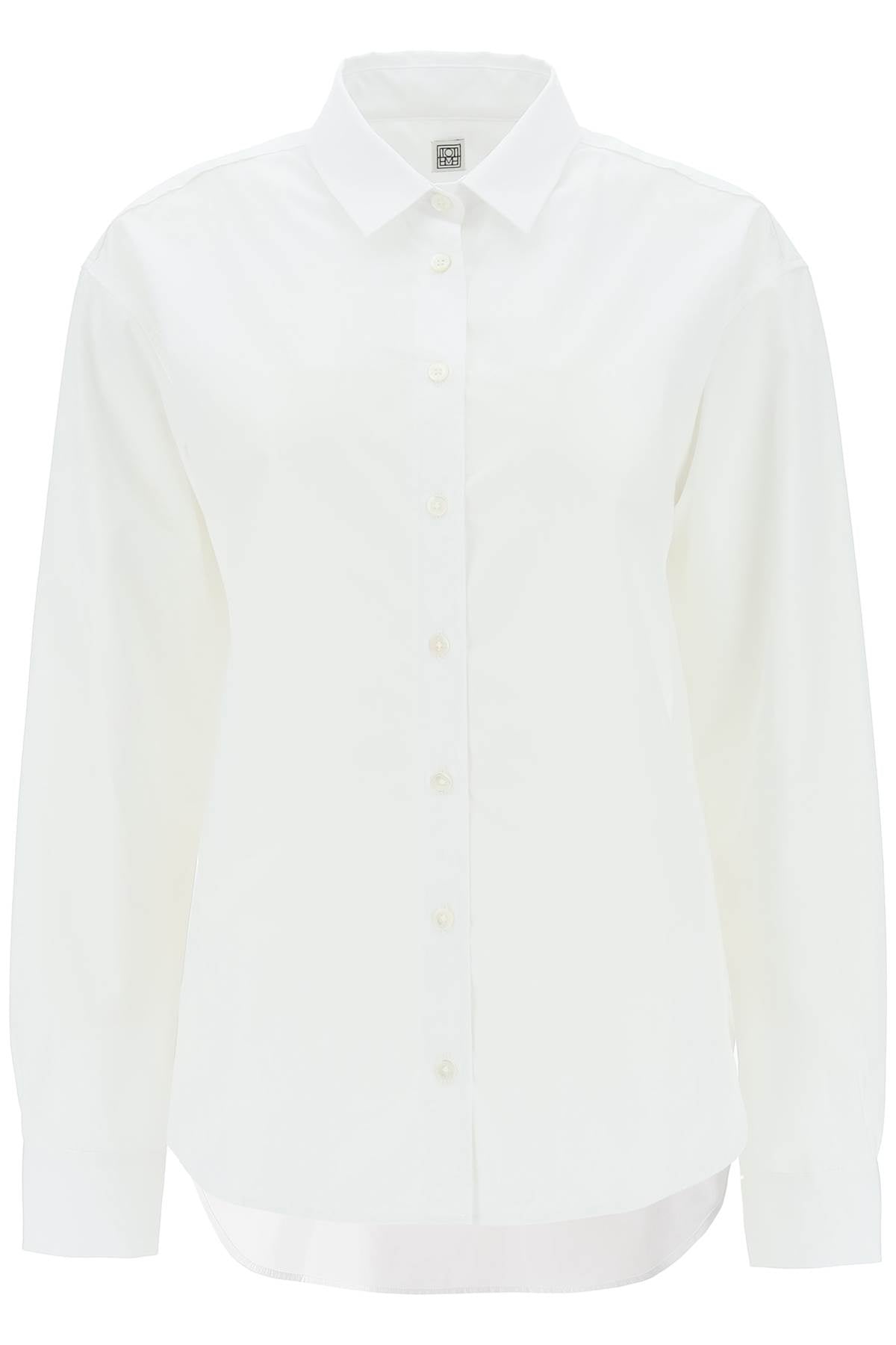 Toteme oversized organic poplin shirt image 0