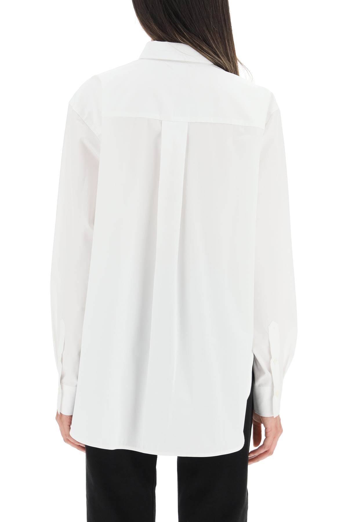 Toteme oversized organic poplin shirt image 2