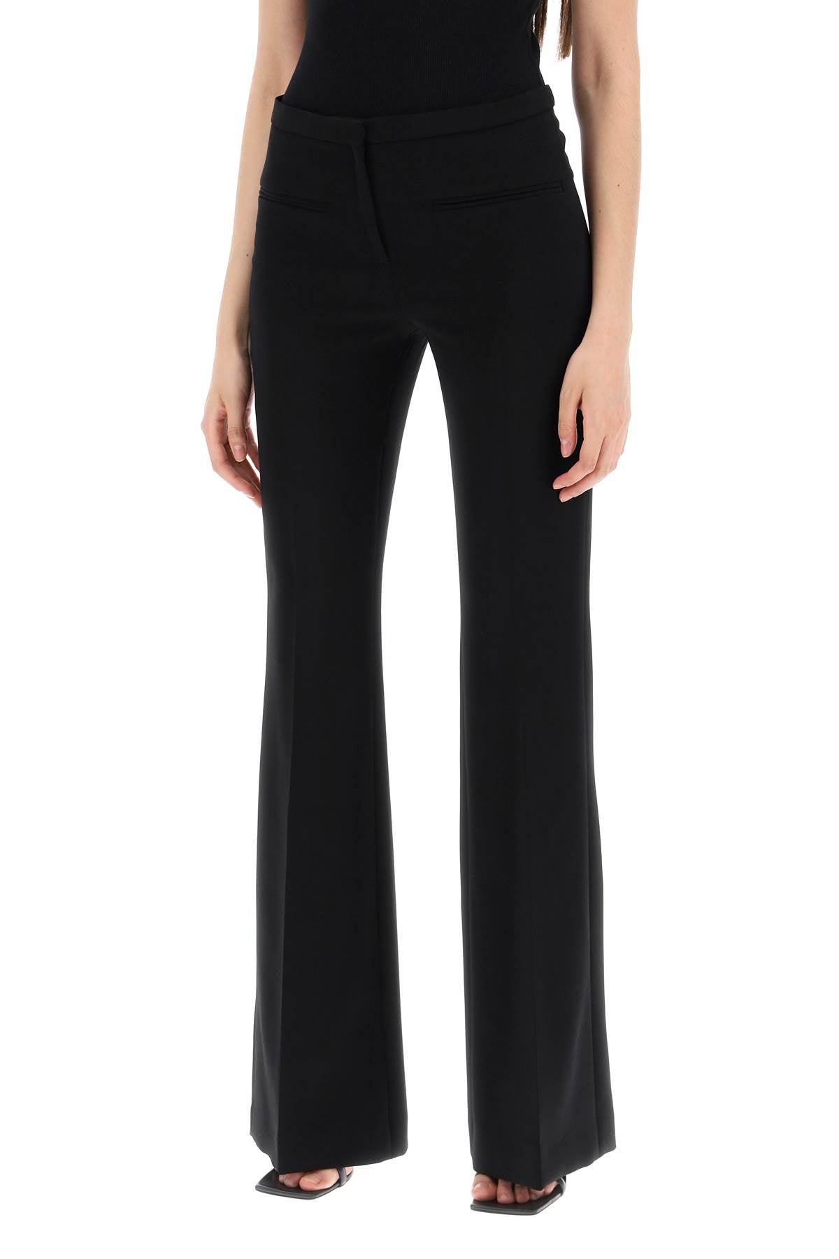 Courreges tailored bootcut pants in technical jersey image 3