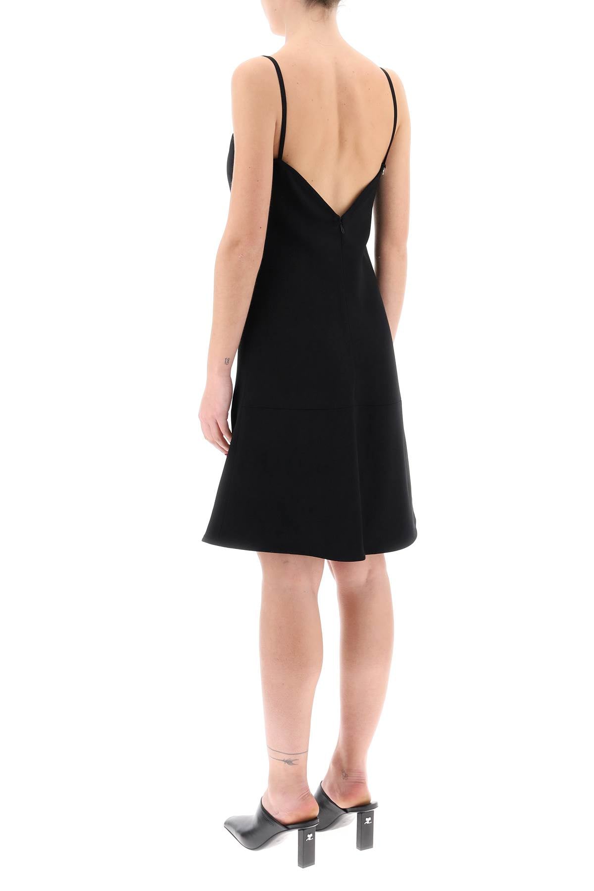 Courreges ellipse sleeveless mini dress image 2