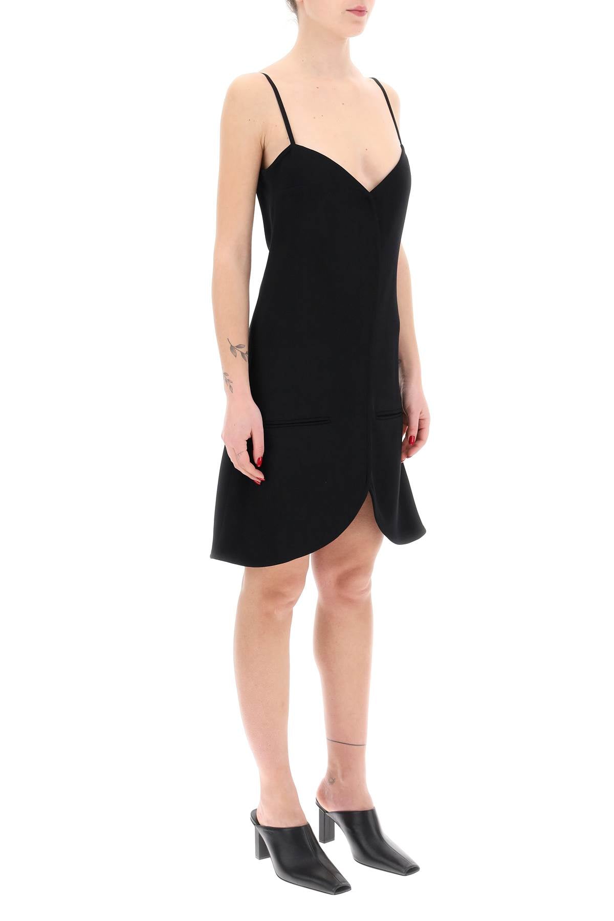 Courreges ellipse sleeveless mini dress image 1