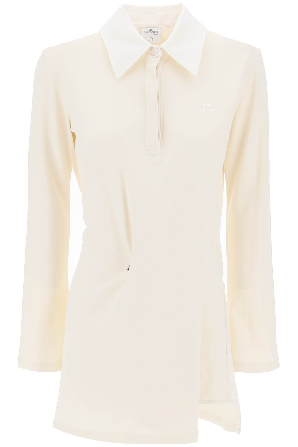 Courreges twisted polo mini dress image 0