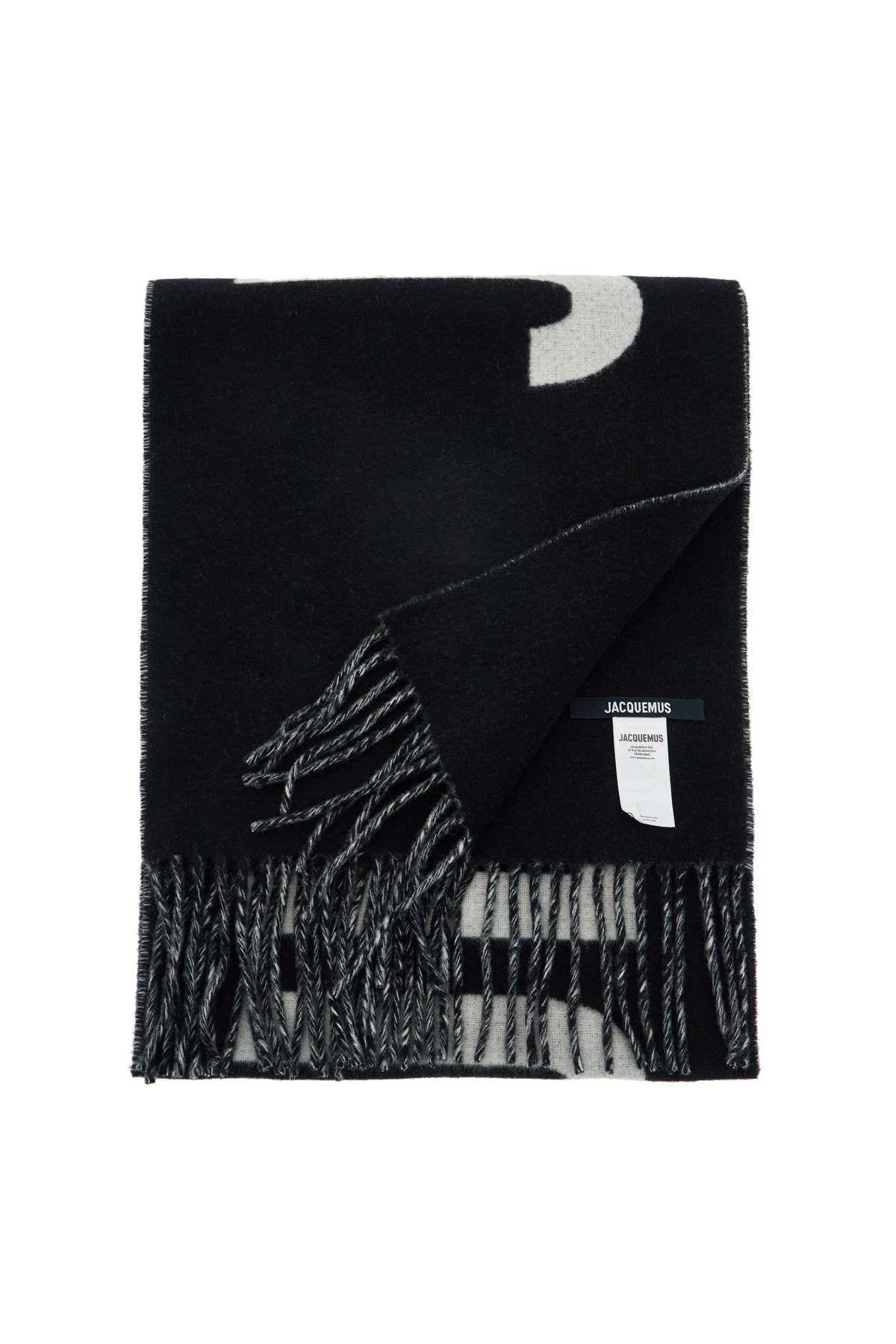 Jacquemus logo wool scarf image 1