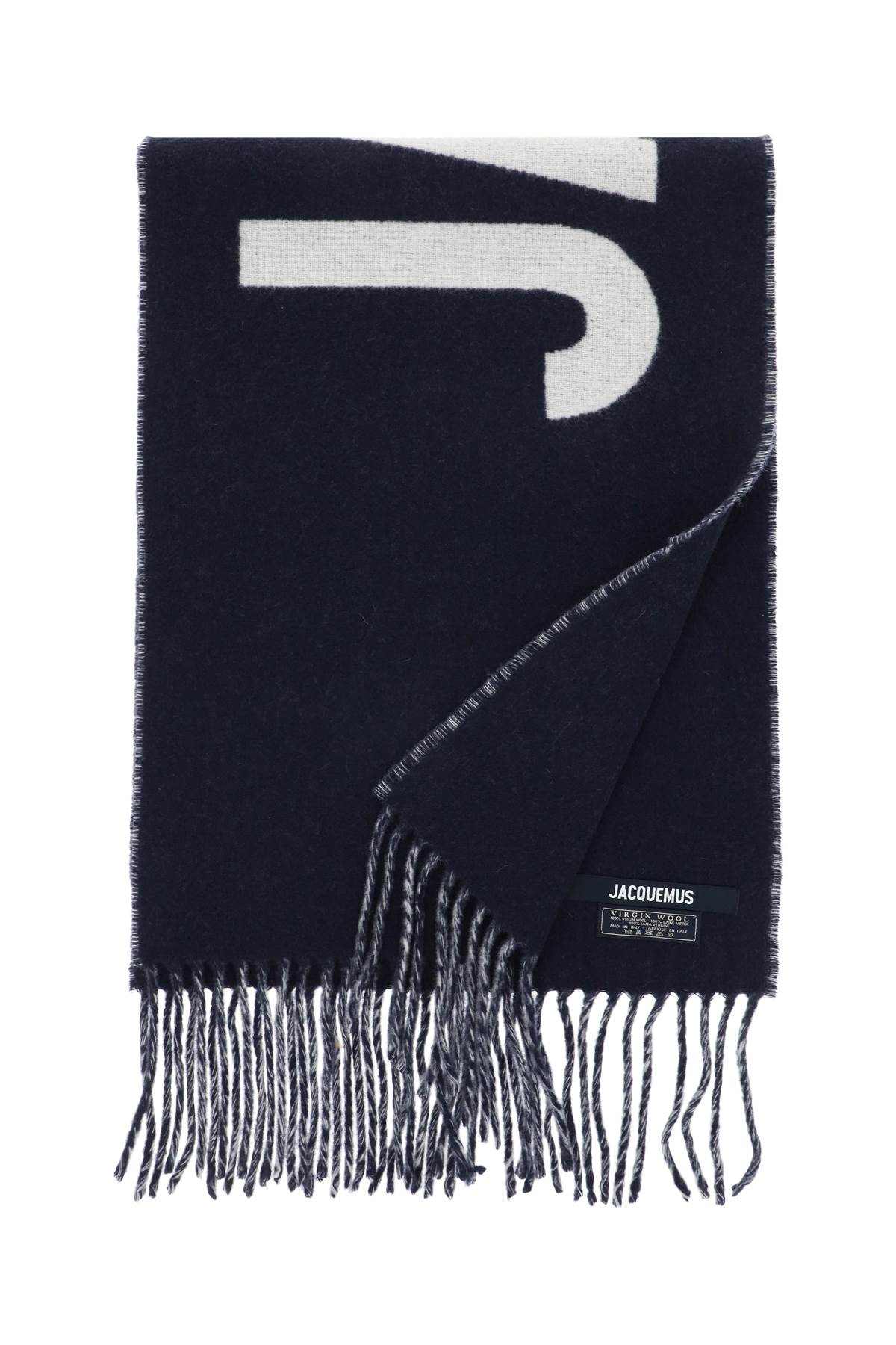 Jacquemus logo wool scarf image 1