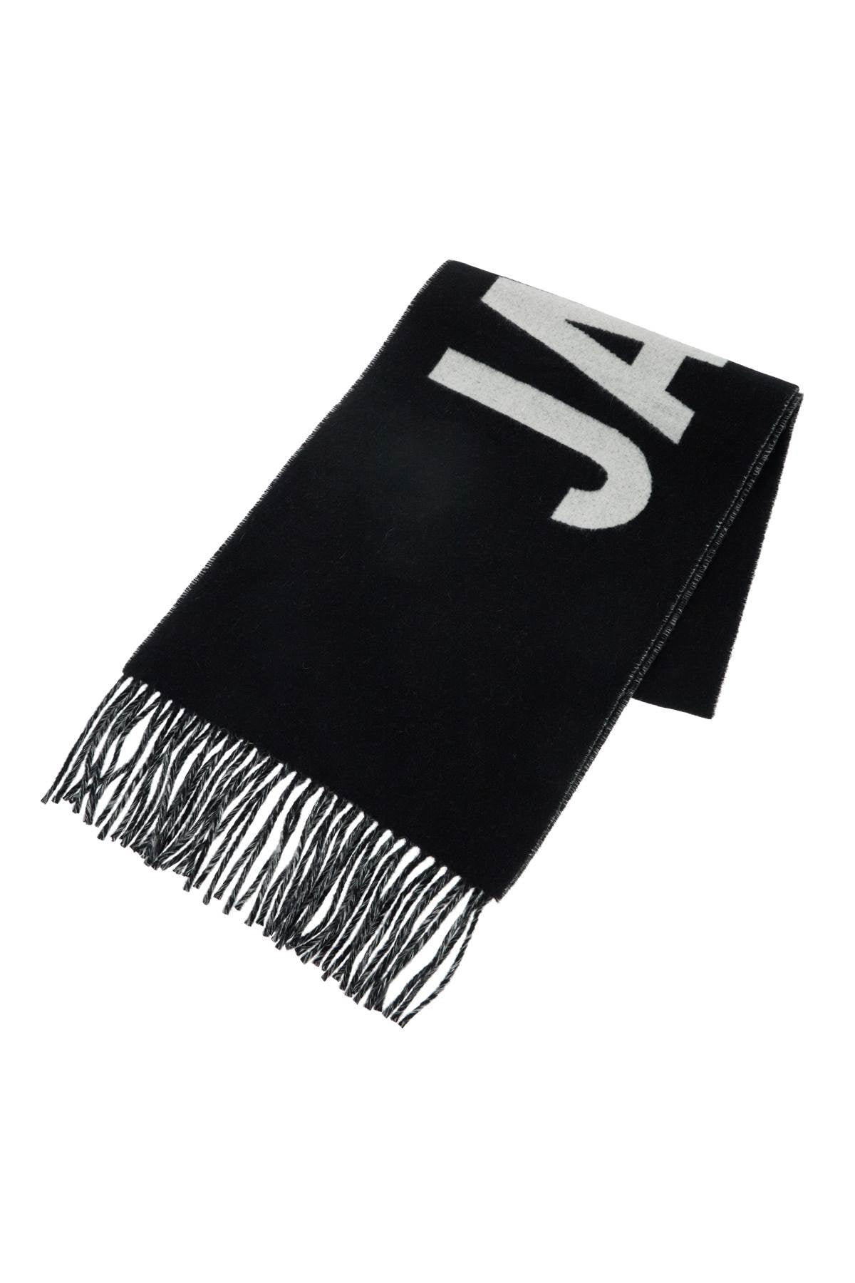 Jacquemus logo wool scarf image 2