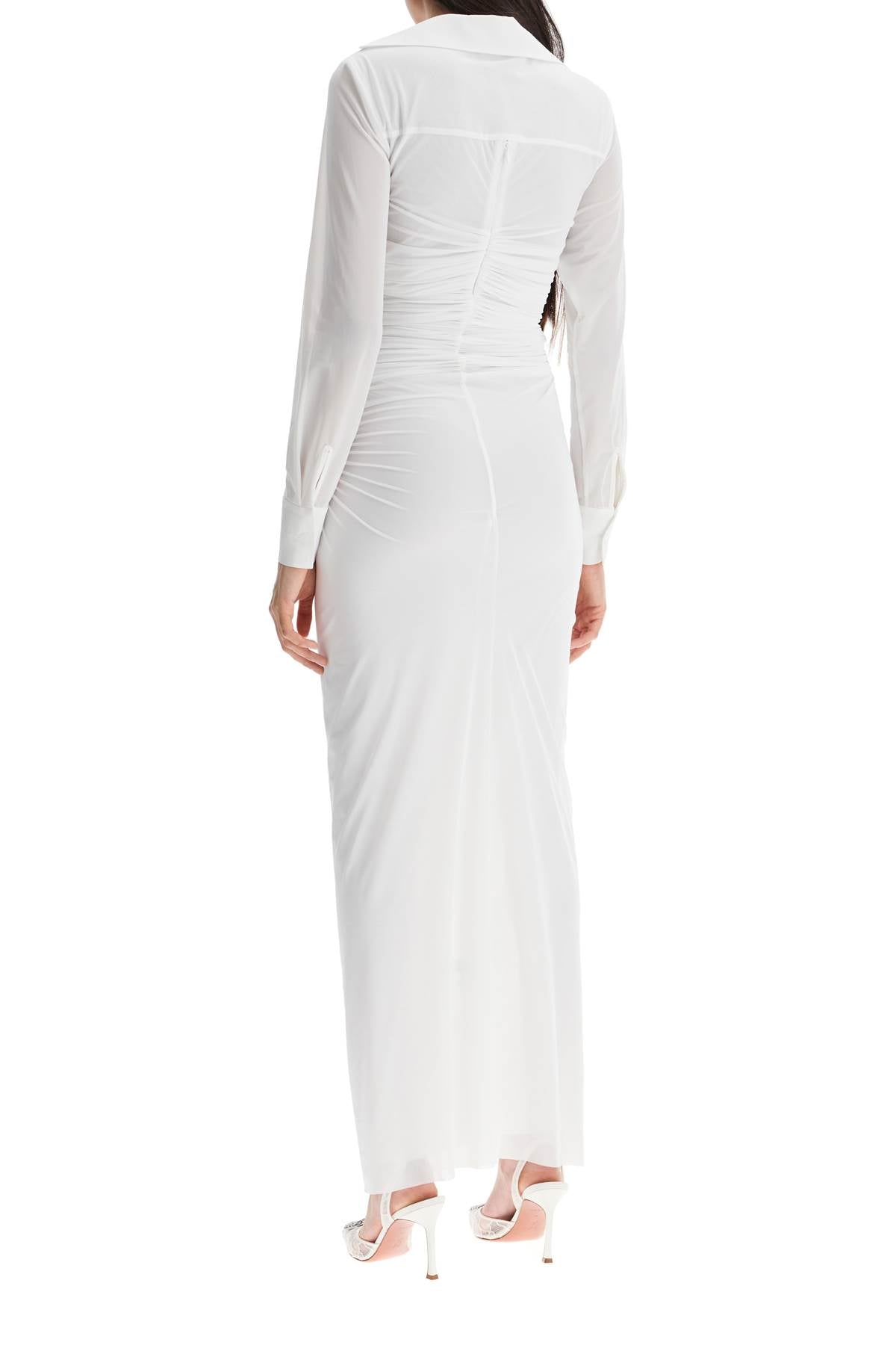 Christopher Esber Venus Plunge Dress: Structured Jersey Mini Dress image 2