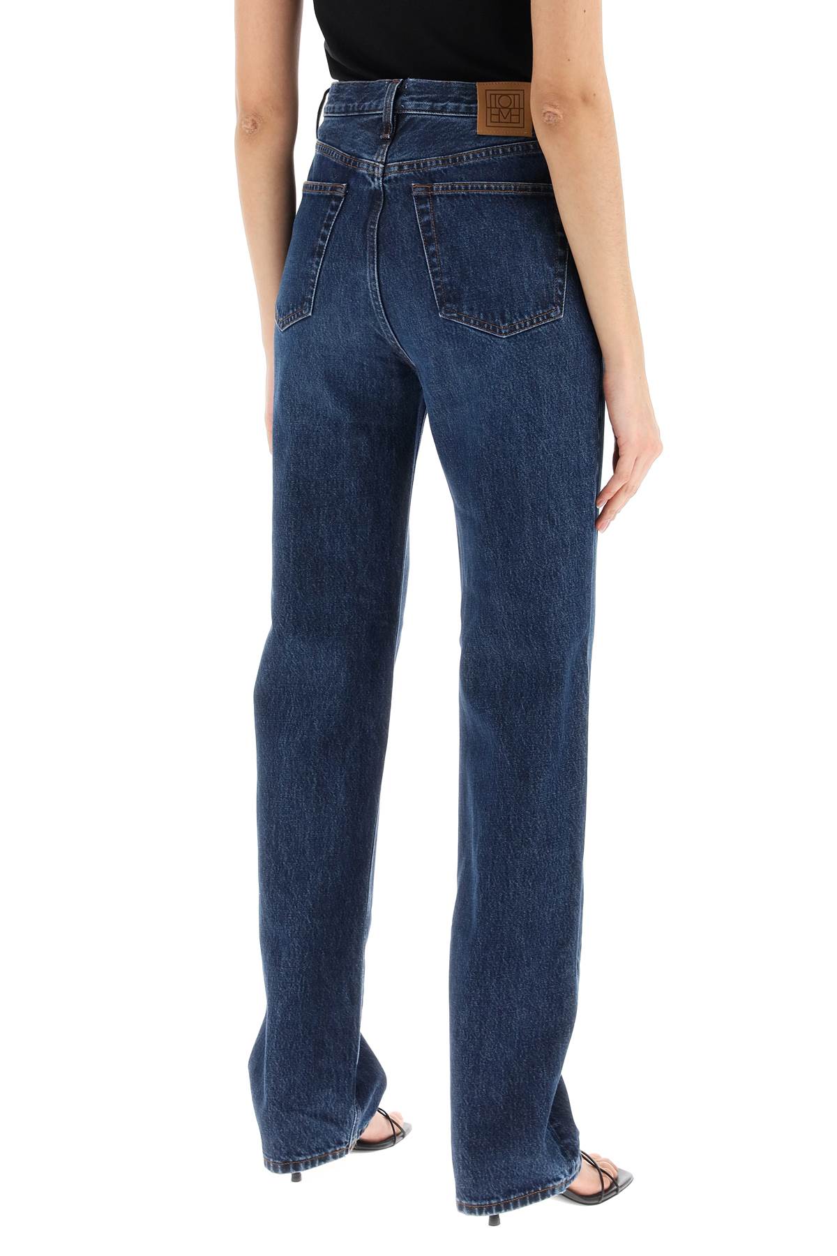 Toteme organic denim classic cut jeans image 2