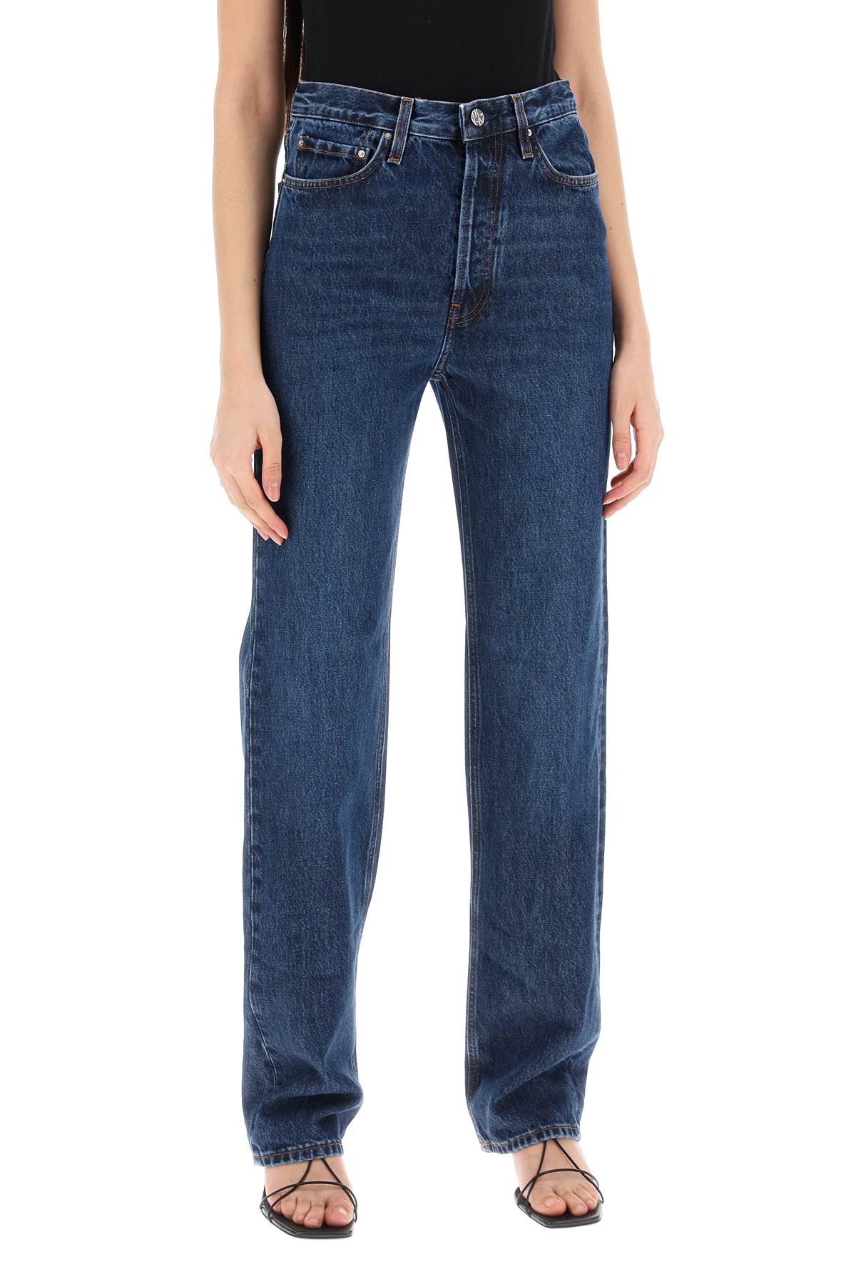 Toteme organic denim classic cut jeans image 1