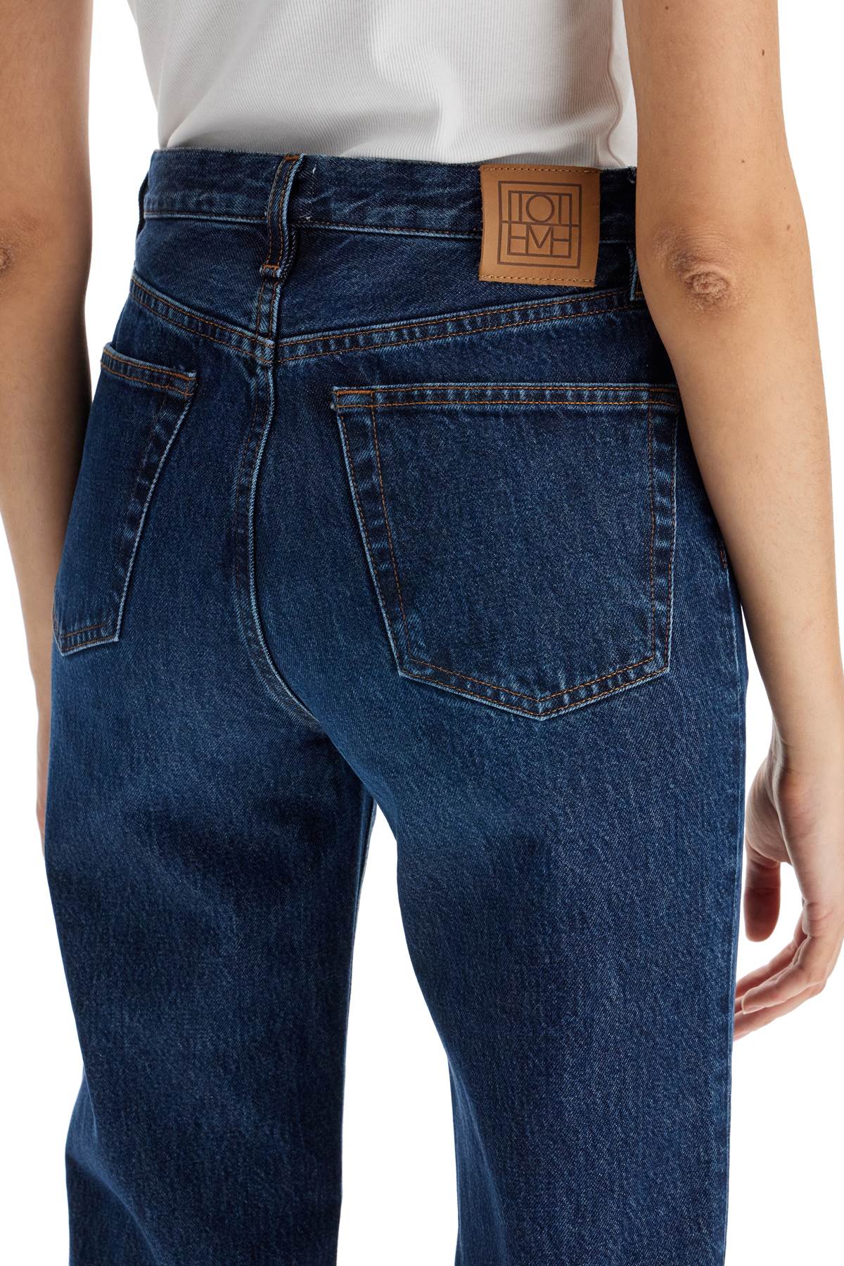 Toteme organic denim classic cut jeans image 3