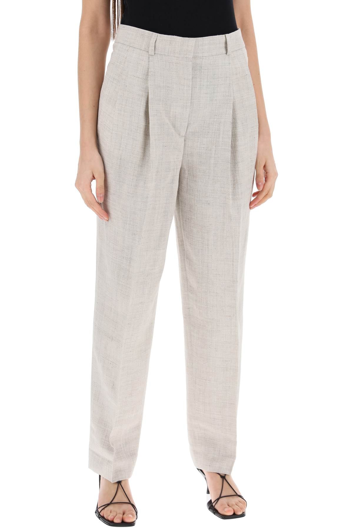 Toteme tailored trousers with double pleat image 1