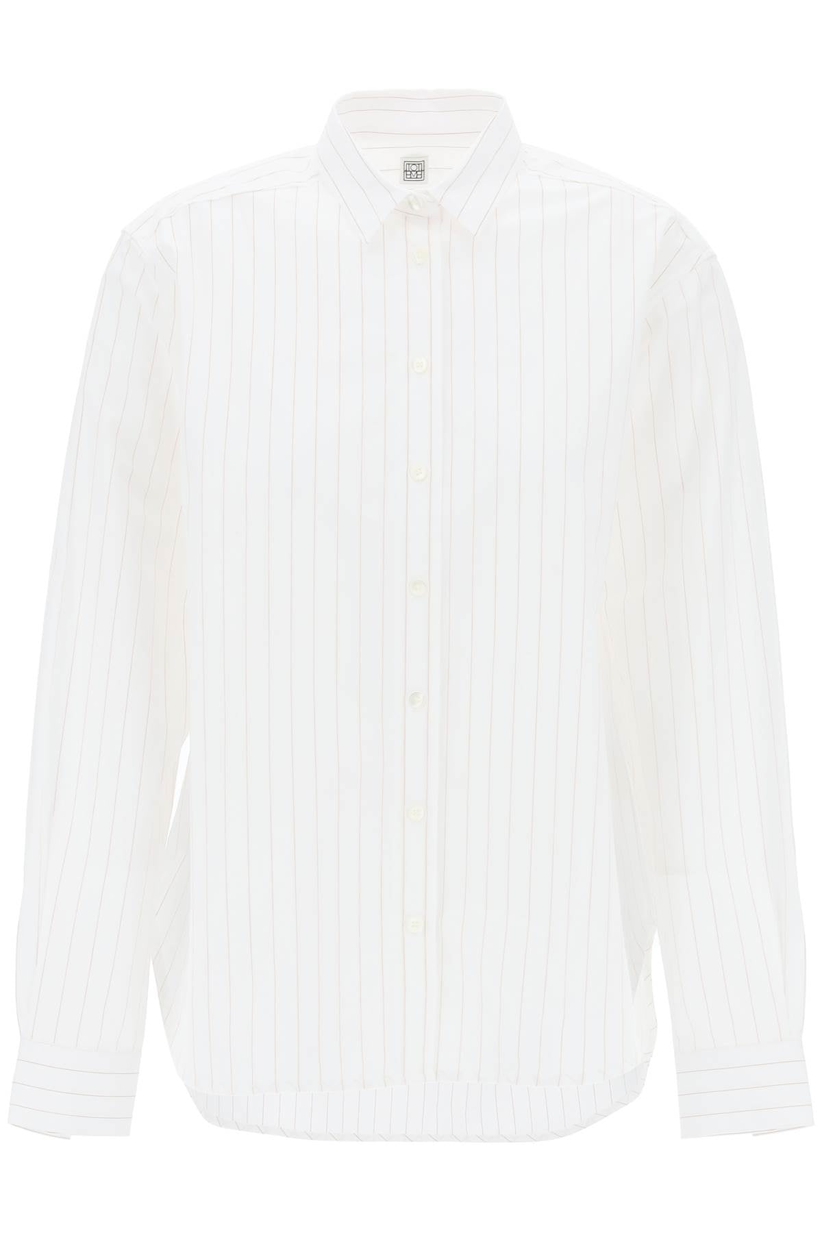 Toteme striped signature dress shirt image 0