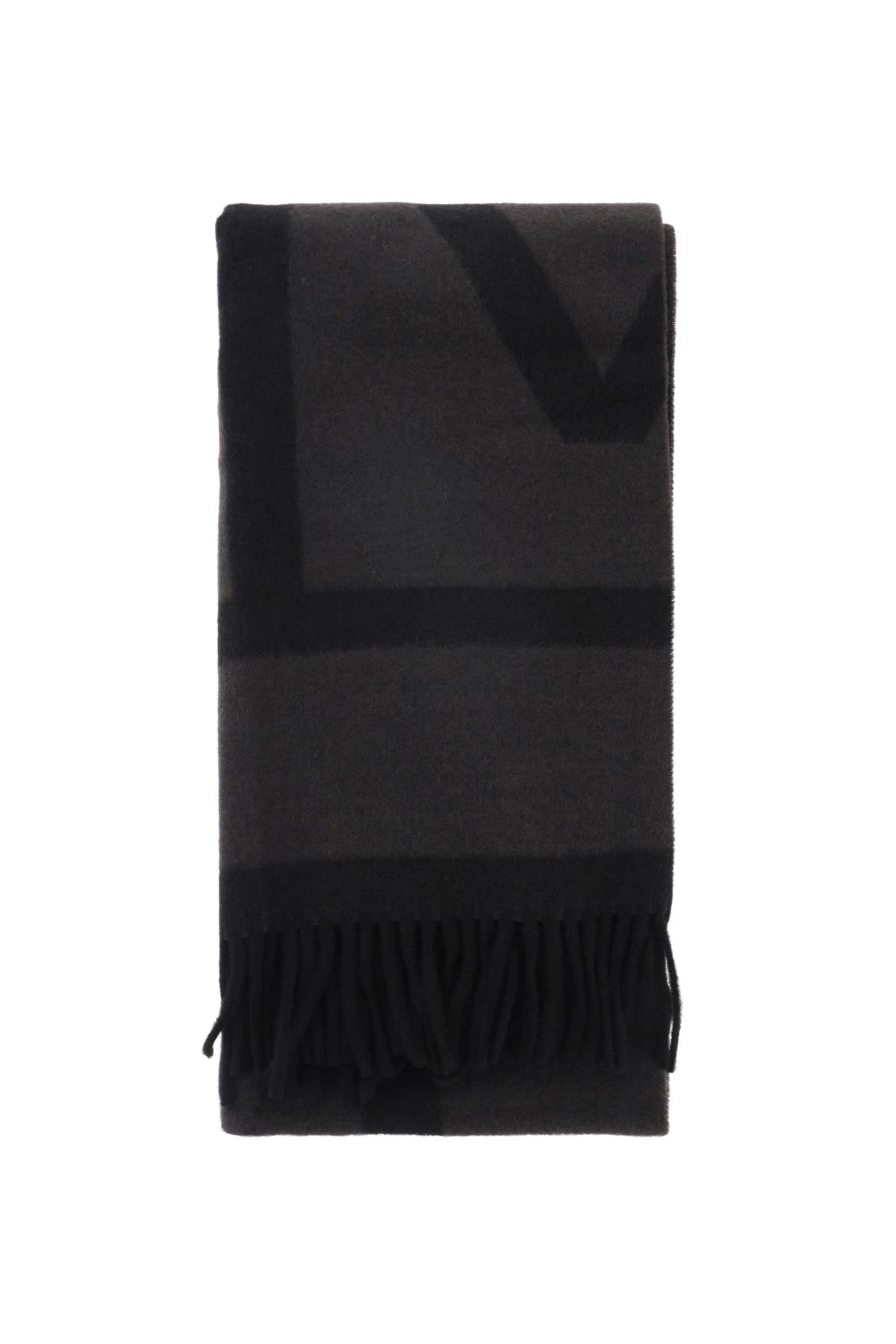 Toteme Wool Jacquard Monogram Scarf image 1