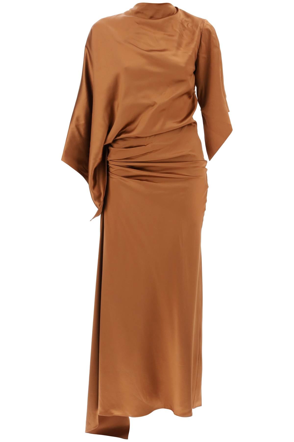 Christopher Esber Cusco Silk Draped Midi Dress image 0