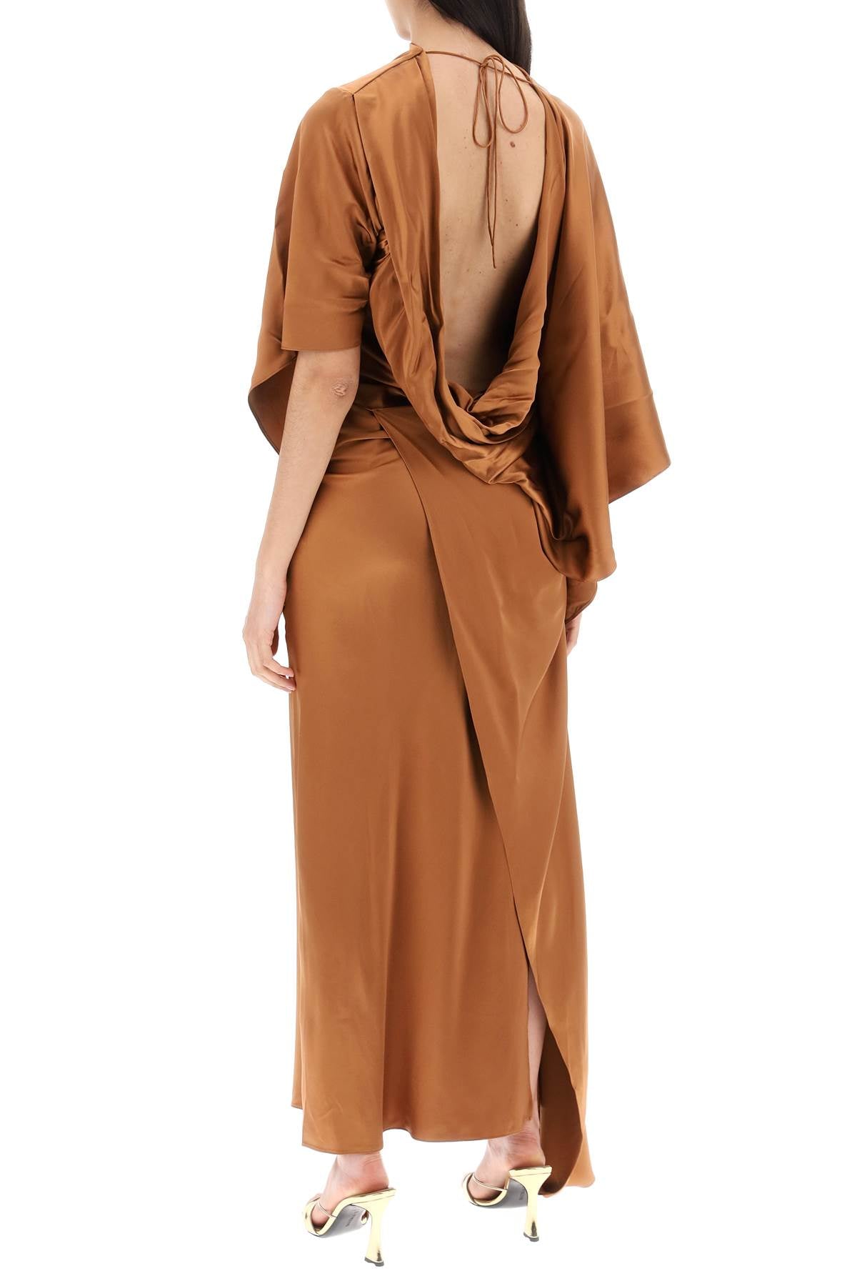 Christopher Esber Cusco Silk Draped Midi Dress image 2