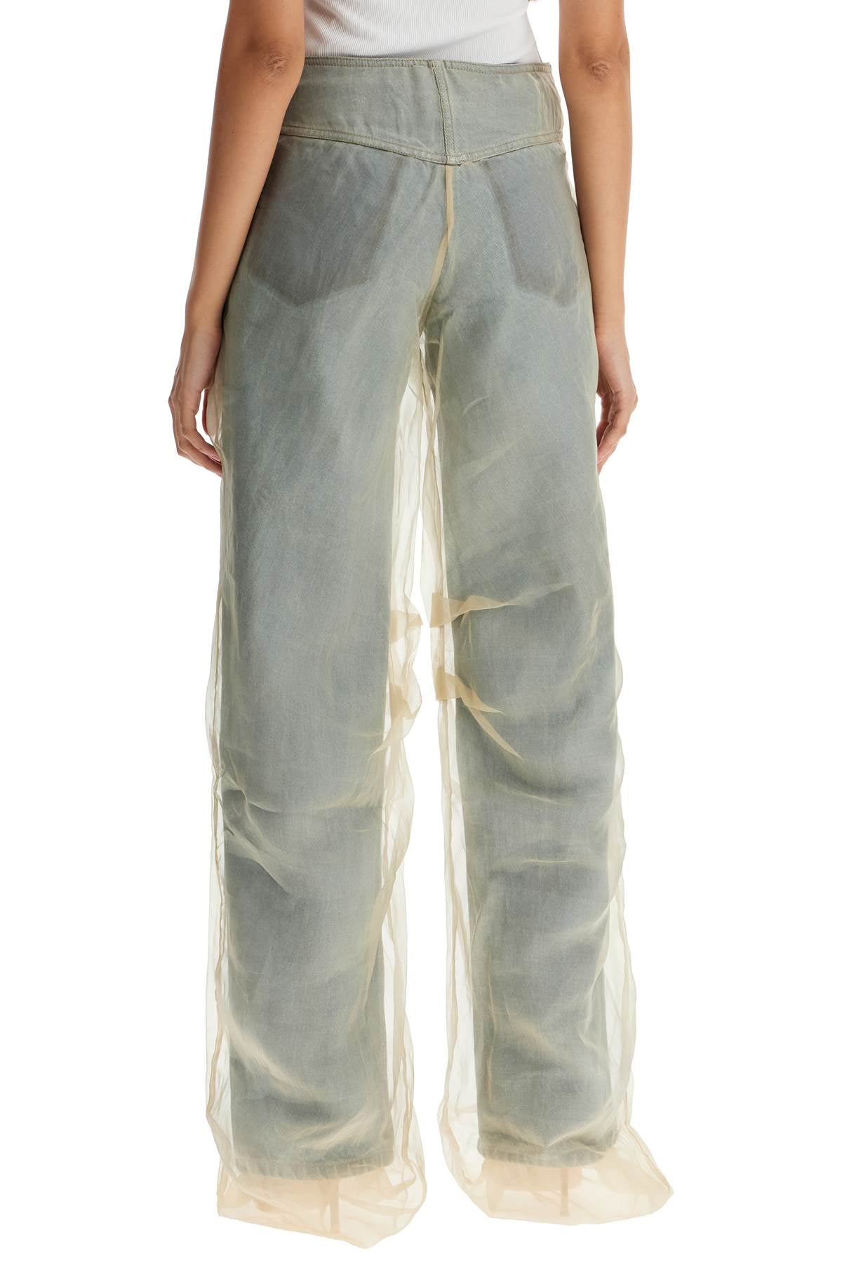 Christopher Esber Layered Silk Organza Jeans image 2