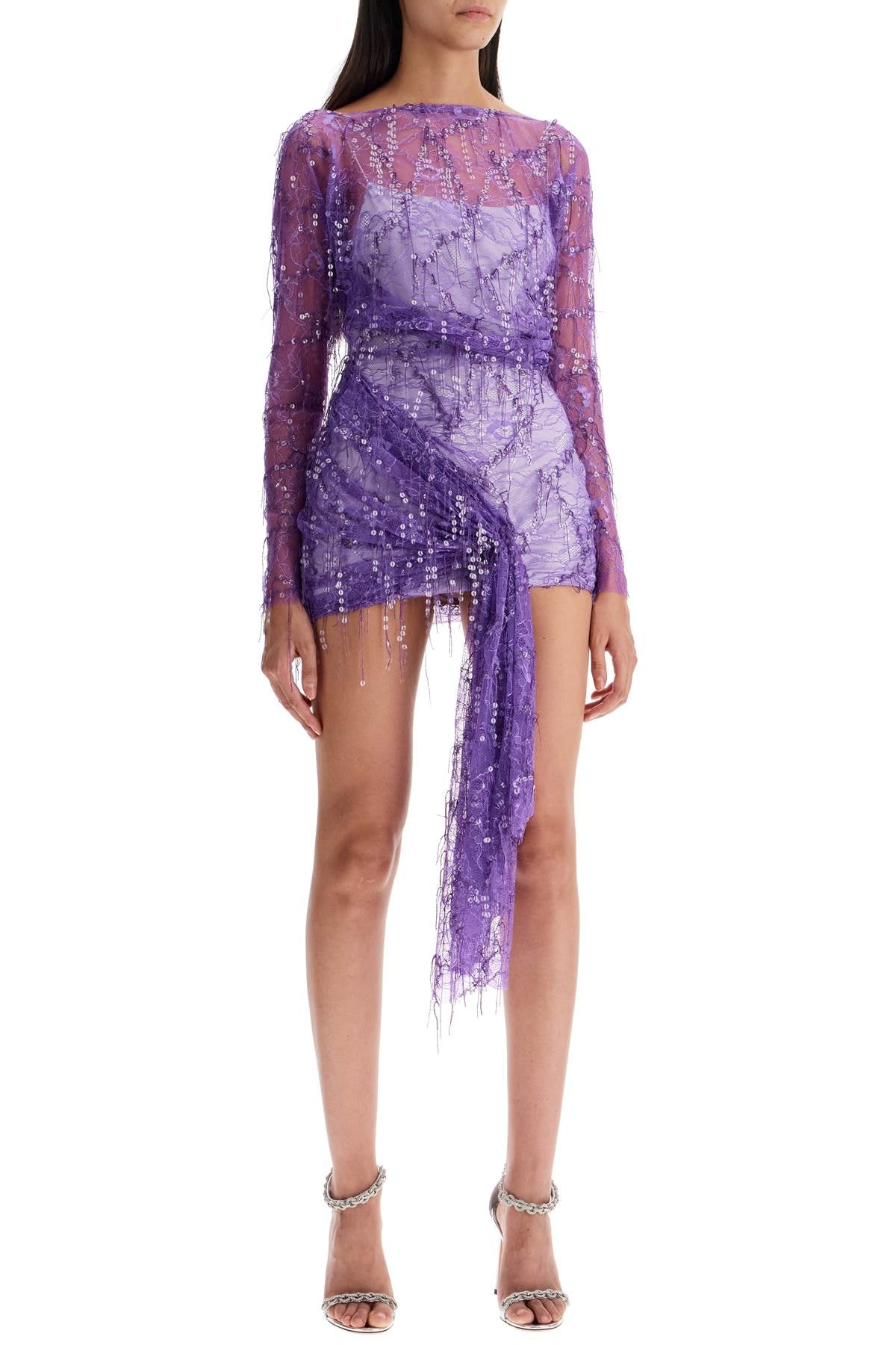 Christopher Esber mini lace dress with sequins image 1