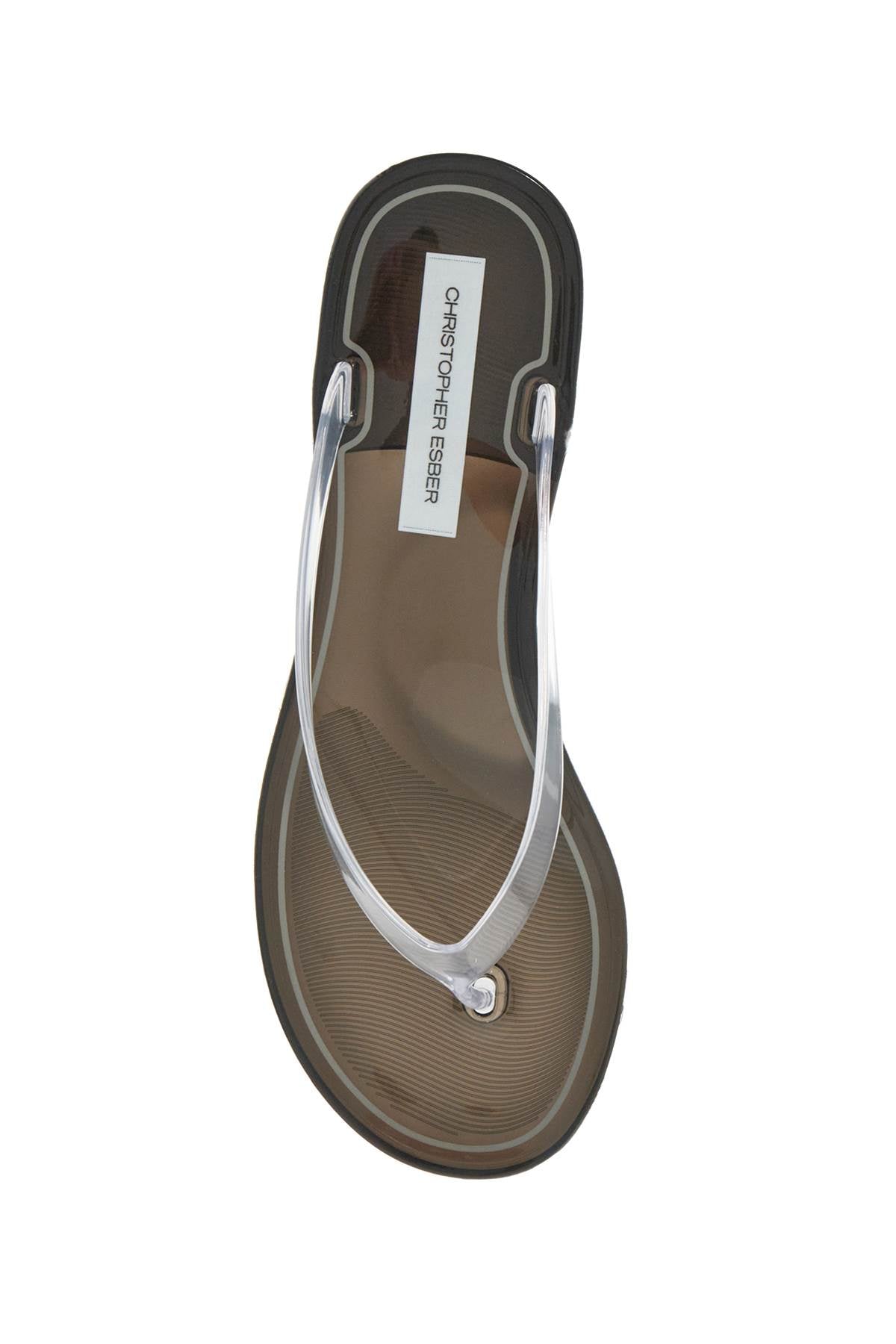 Christopher Esber pvc jo flip-flop sandals image 1